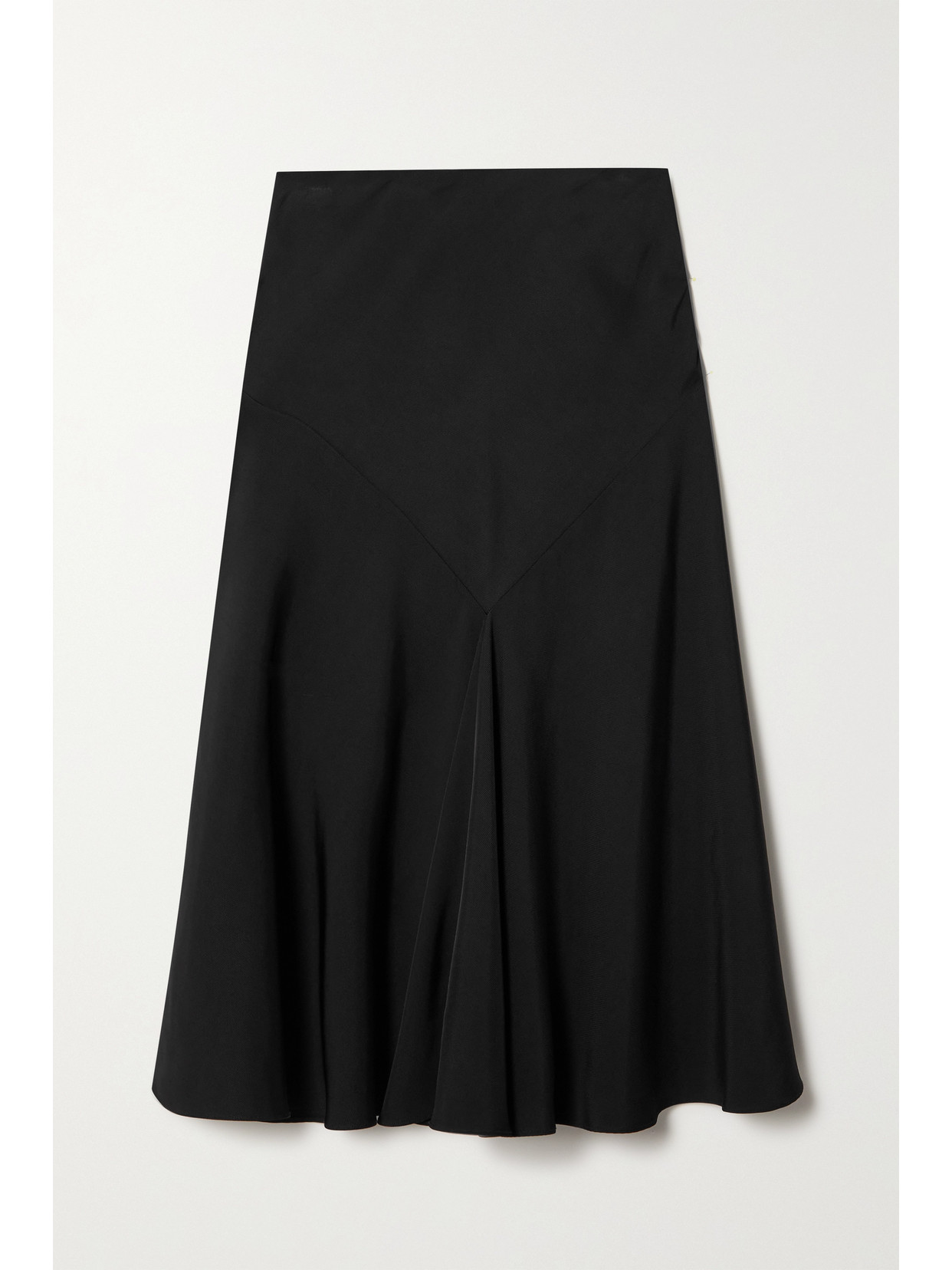 Co Pleated Midi Skirt In Black