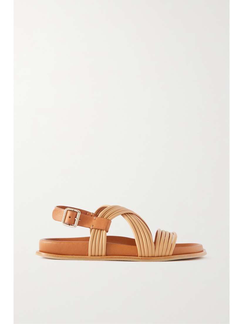 Chloé Kacey Two-tone Leather Sandals