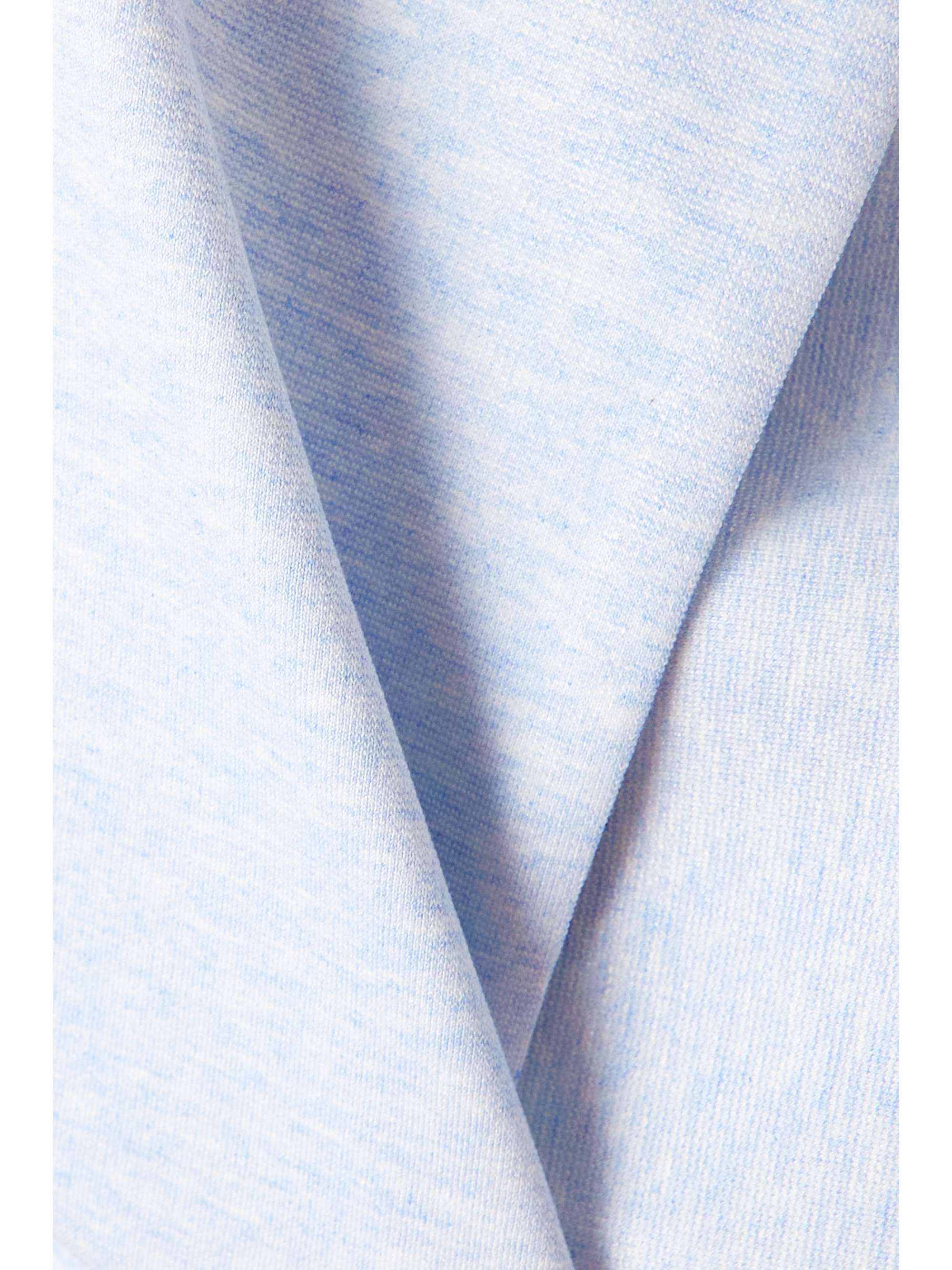 ROSETTA GETTY Crossover mélange jersey top