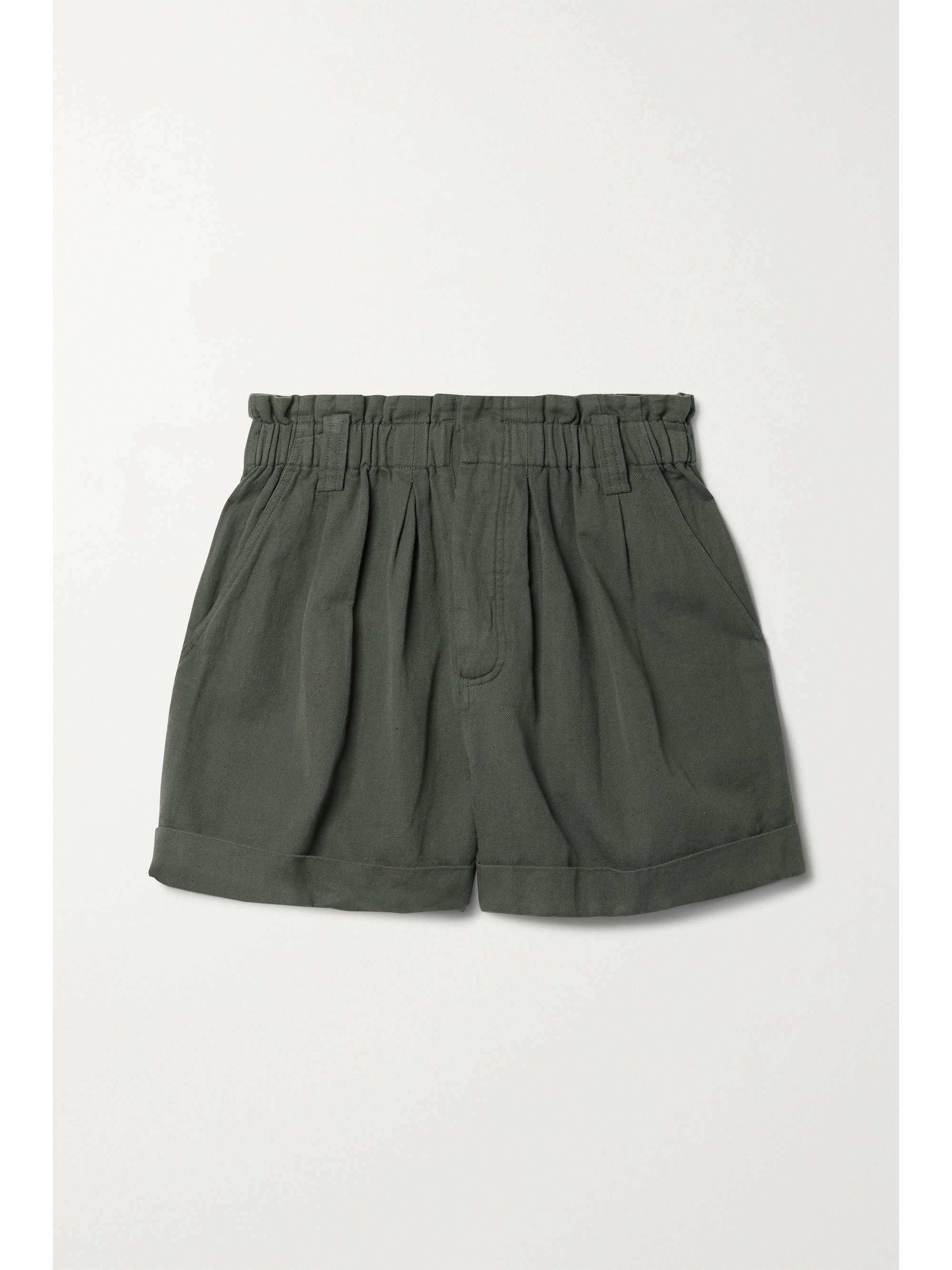Dark gray Son Vida gathered linen and 