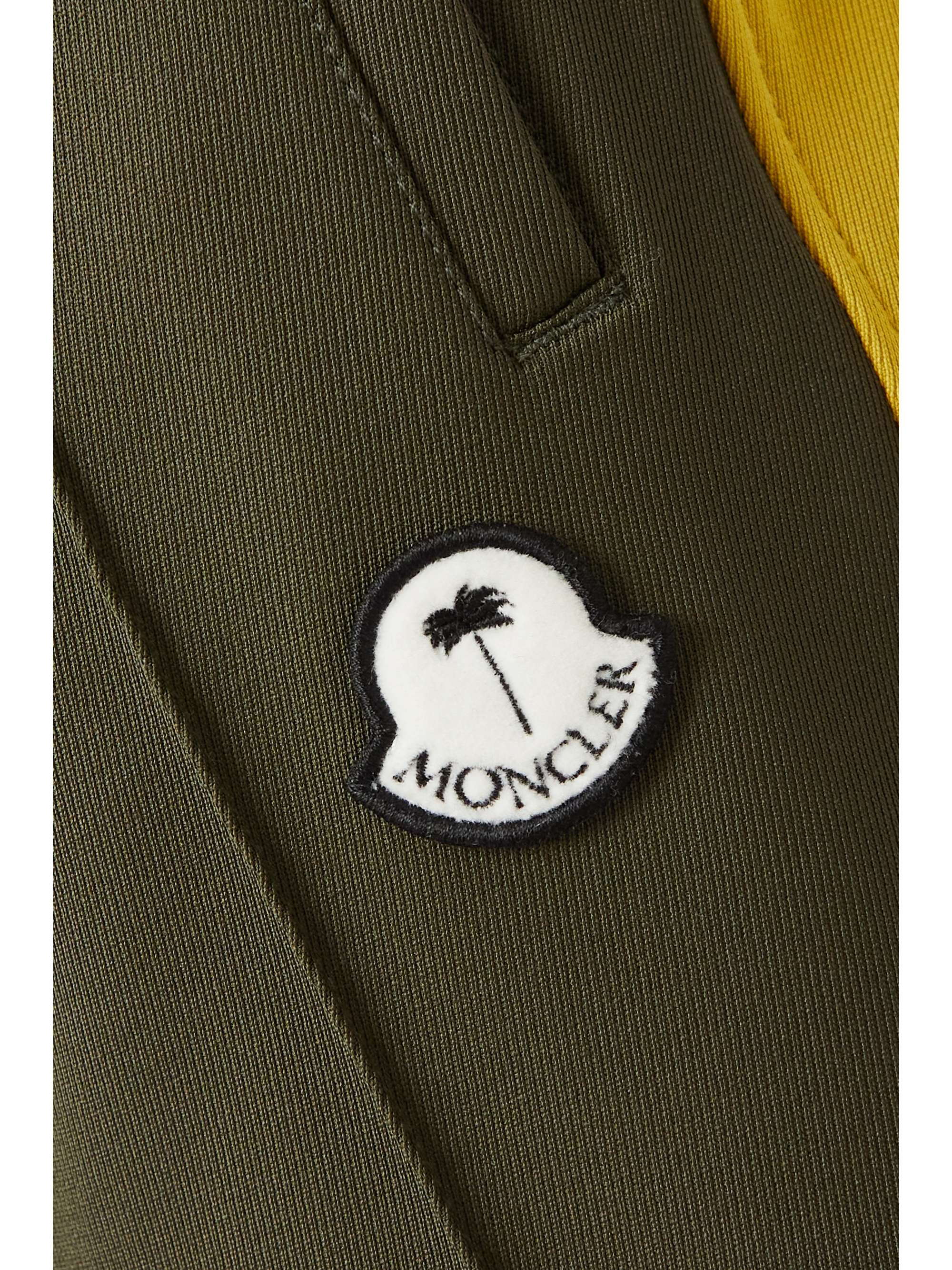 MONCLER GENIUS + 8 Palm Angels stretch-gabardine flared pants
