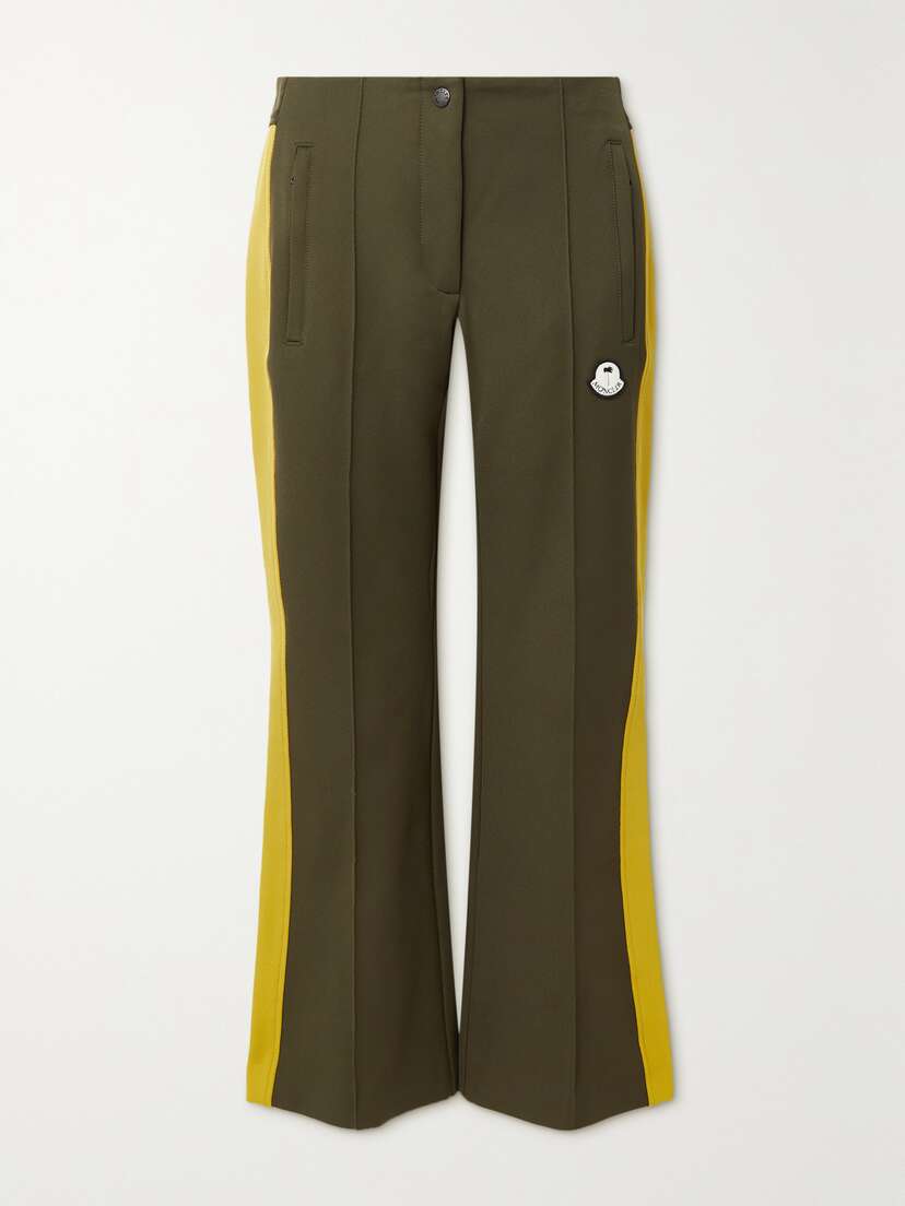 Moncler Genius + 8 Palm Angels Stretch-gabardine Flared Pants