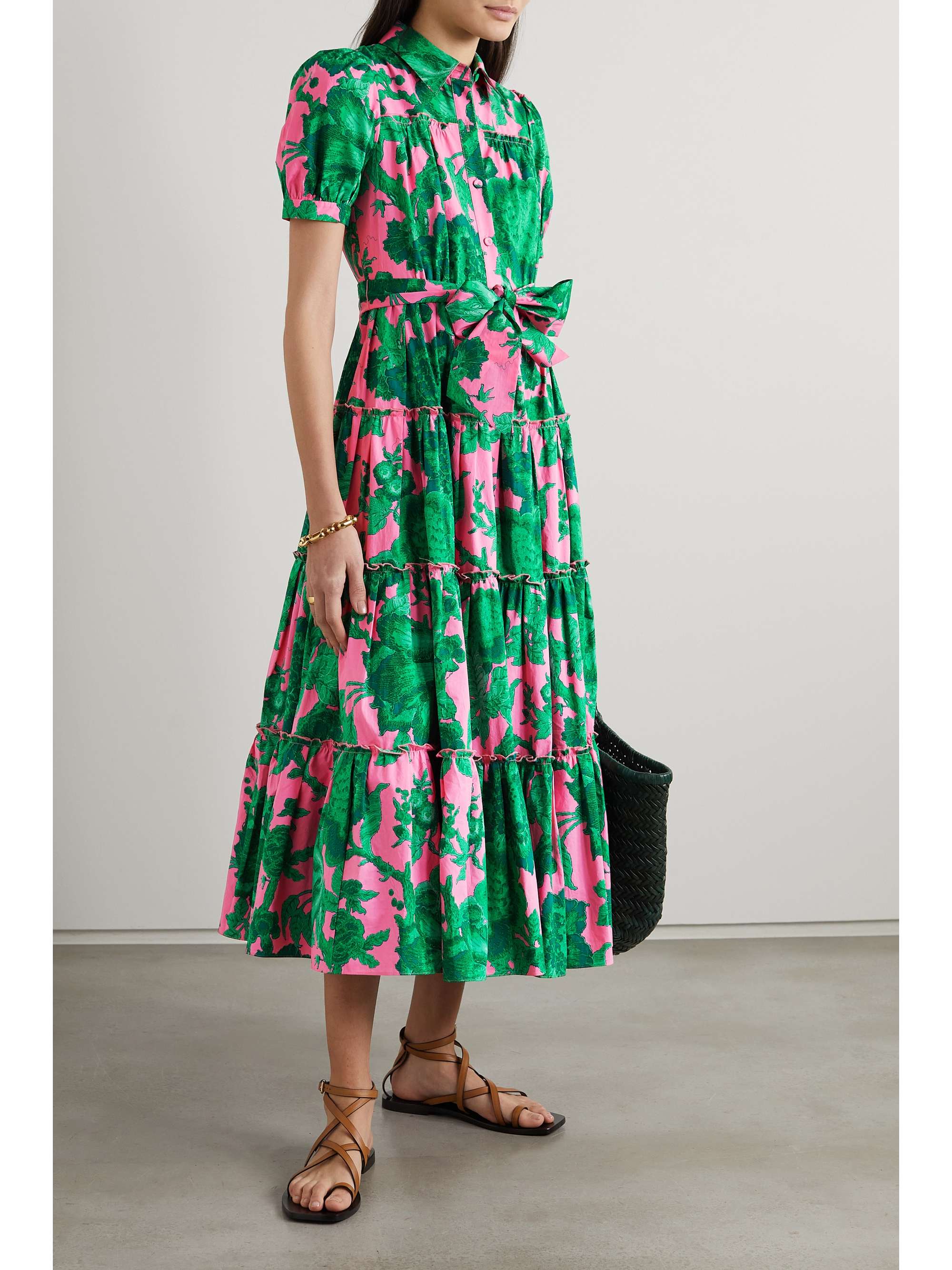 cotton-poplin shirt dress 