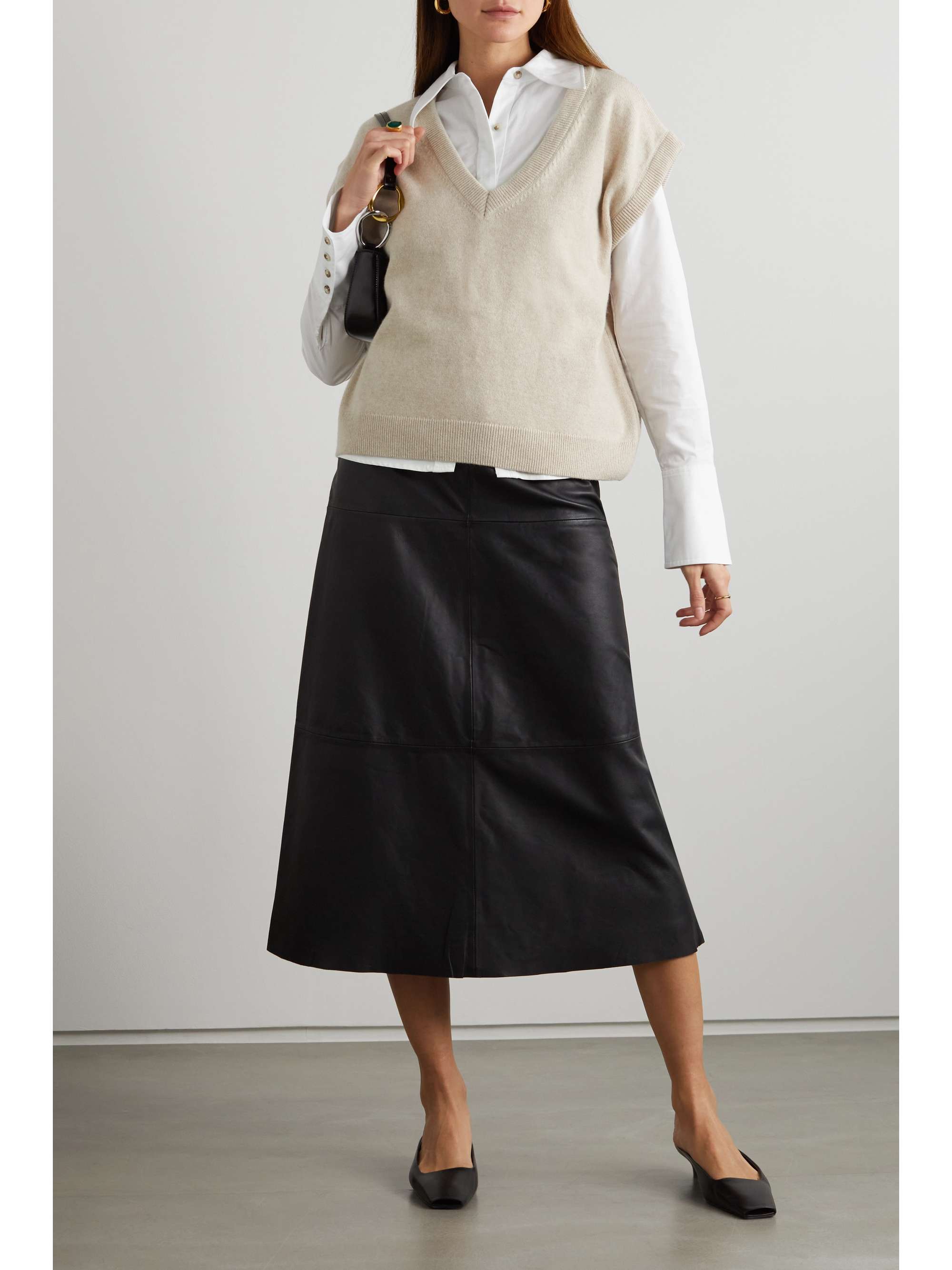 ANINE BING Fiona cashmere tank