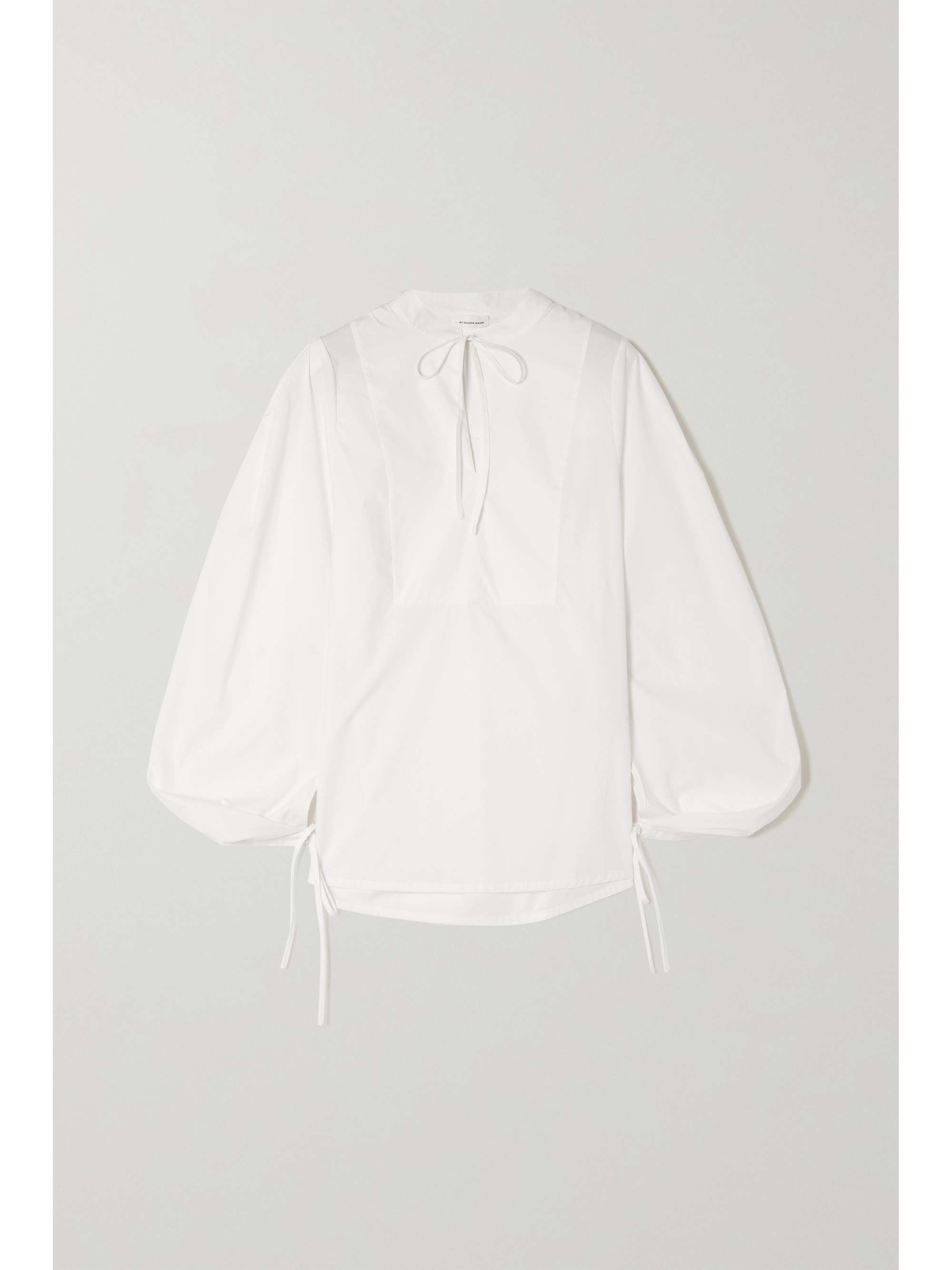 detailed organic cotton-poplin blouse 