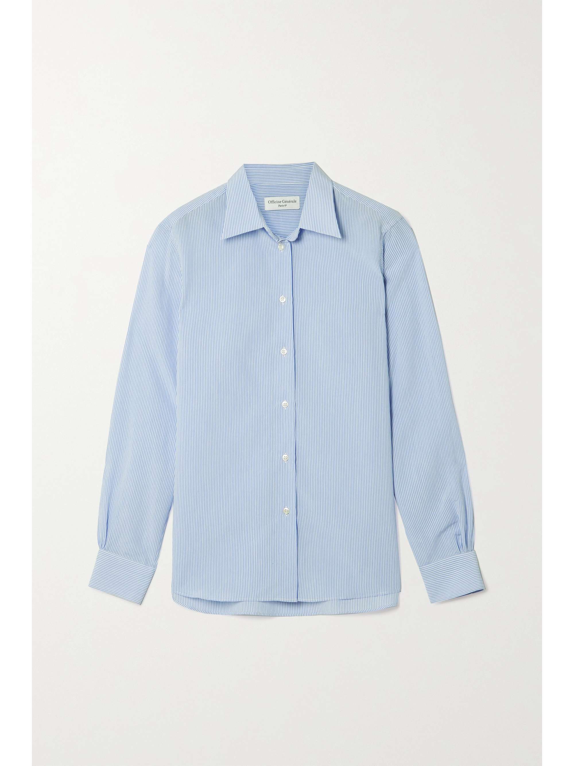 Colombe striped woven shirt | OFFICINE 