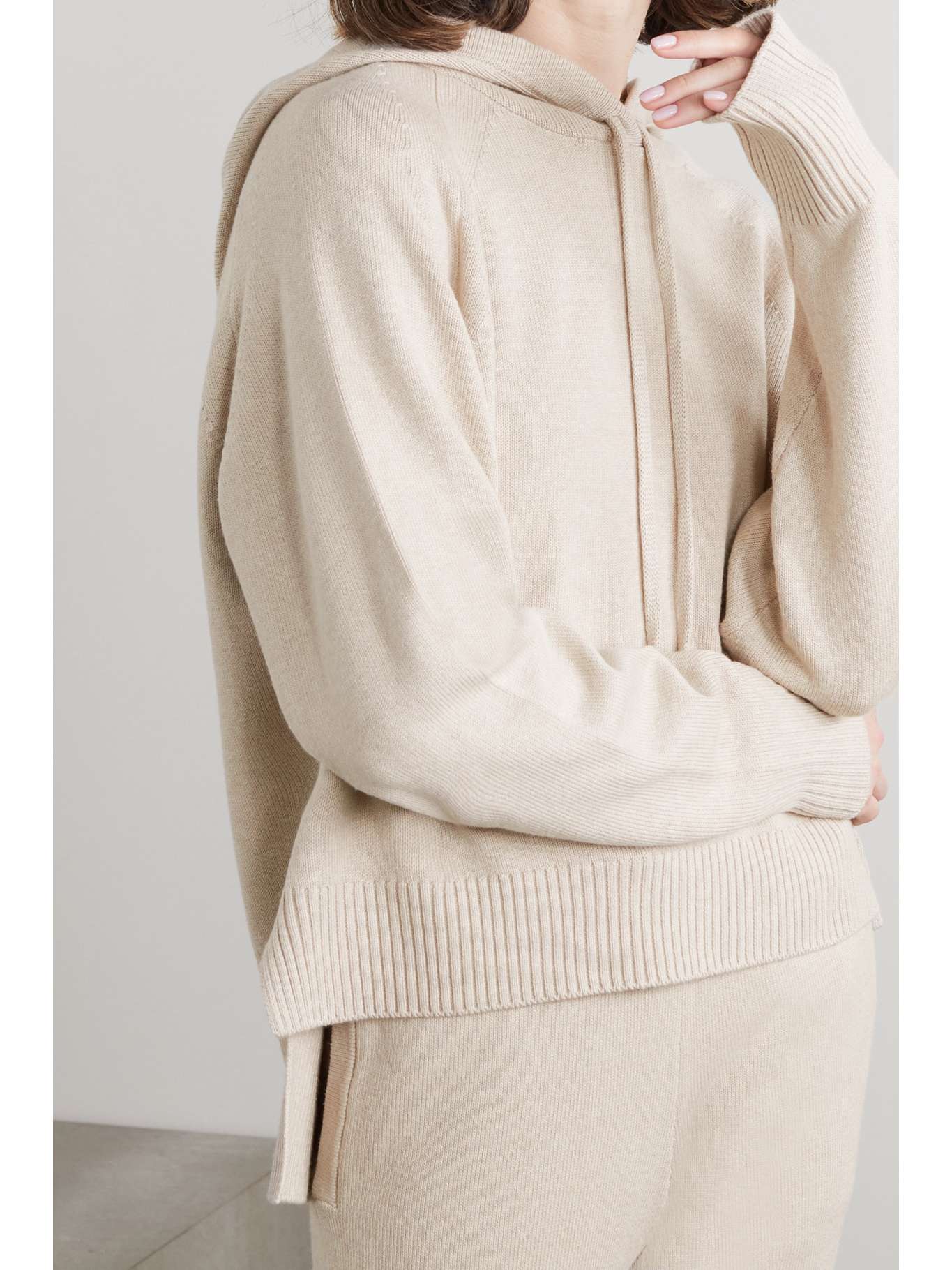 JOSEPH Silkblend hoodie NETAPORTER