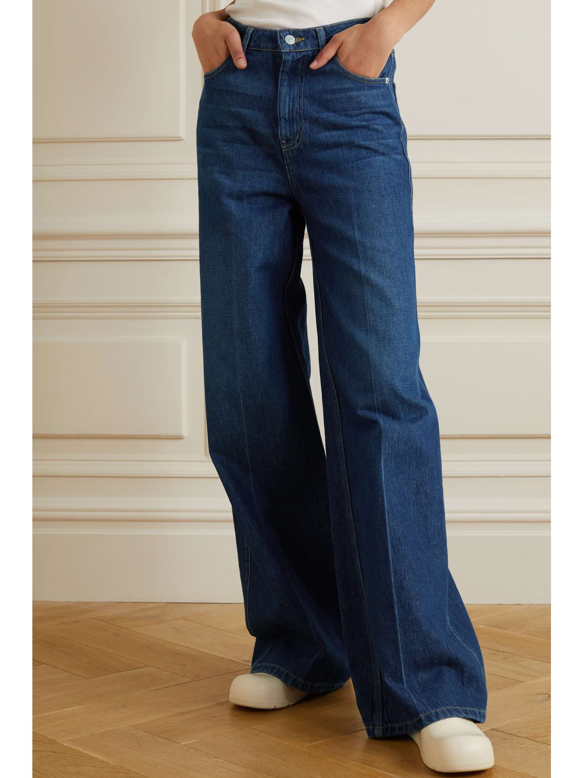 OFFICINE GÉNÉRALE Romy high-rise wide-leg jeans