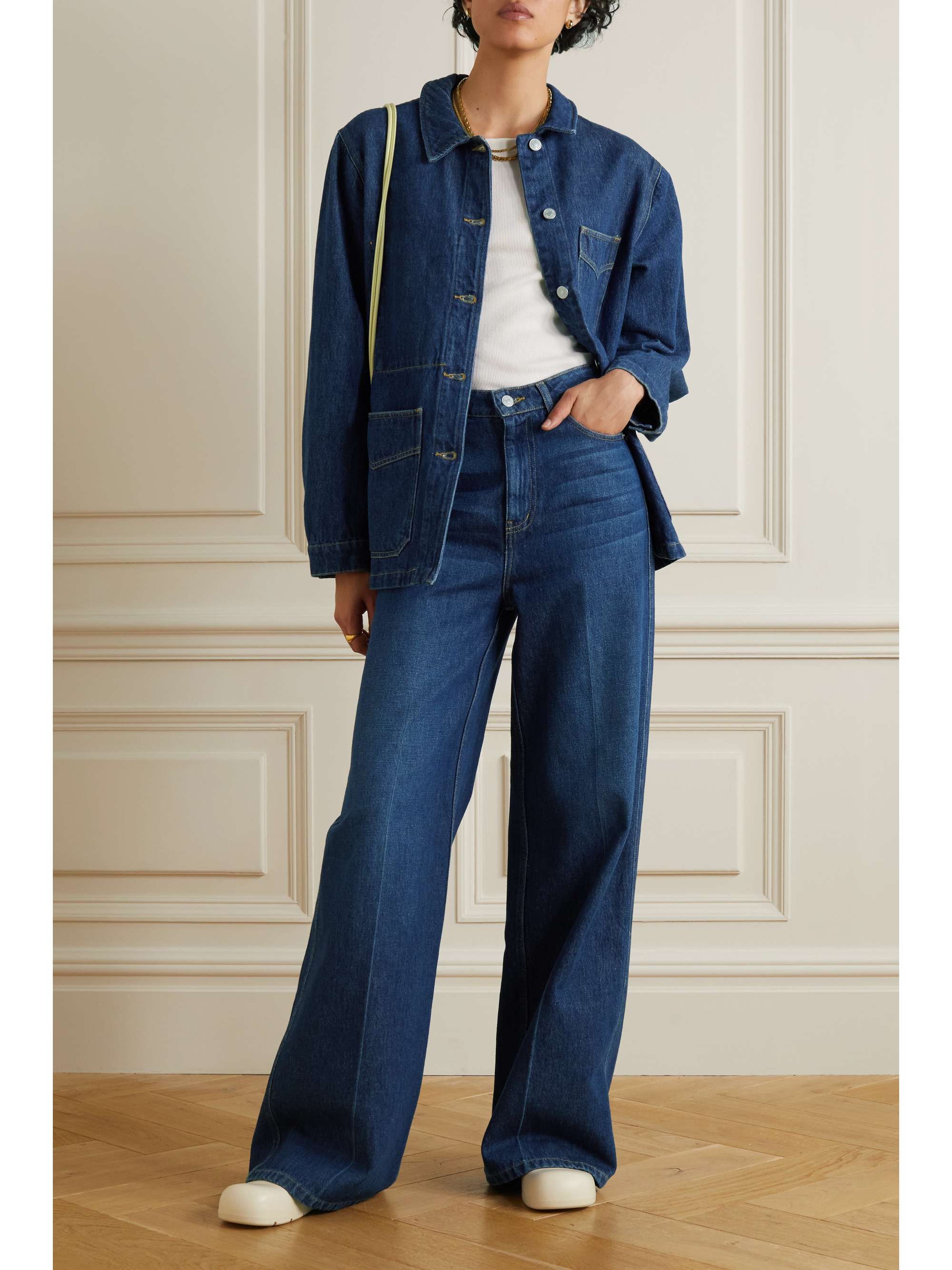 OFFICINE GÉNÉRALE Romy high-rise wide-leg jeans