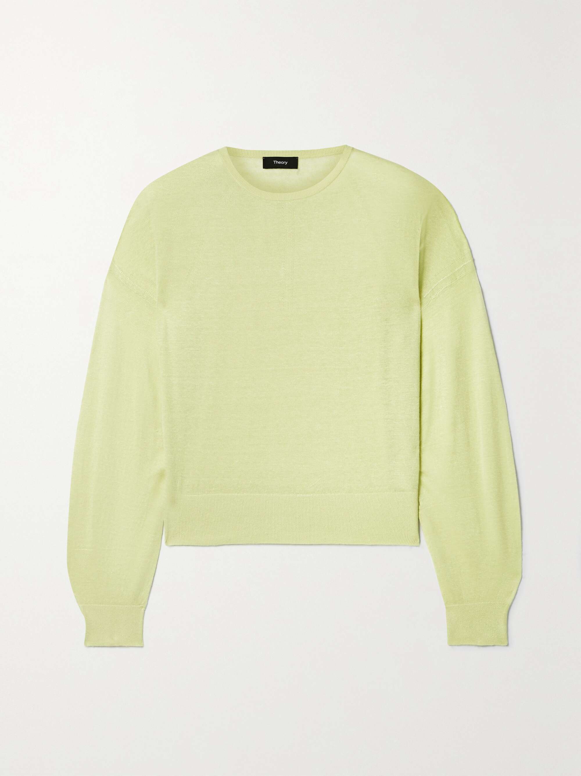 chartreuse sweater