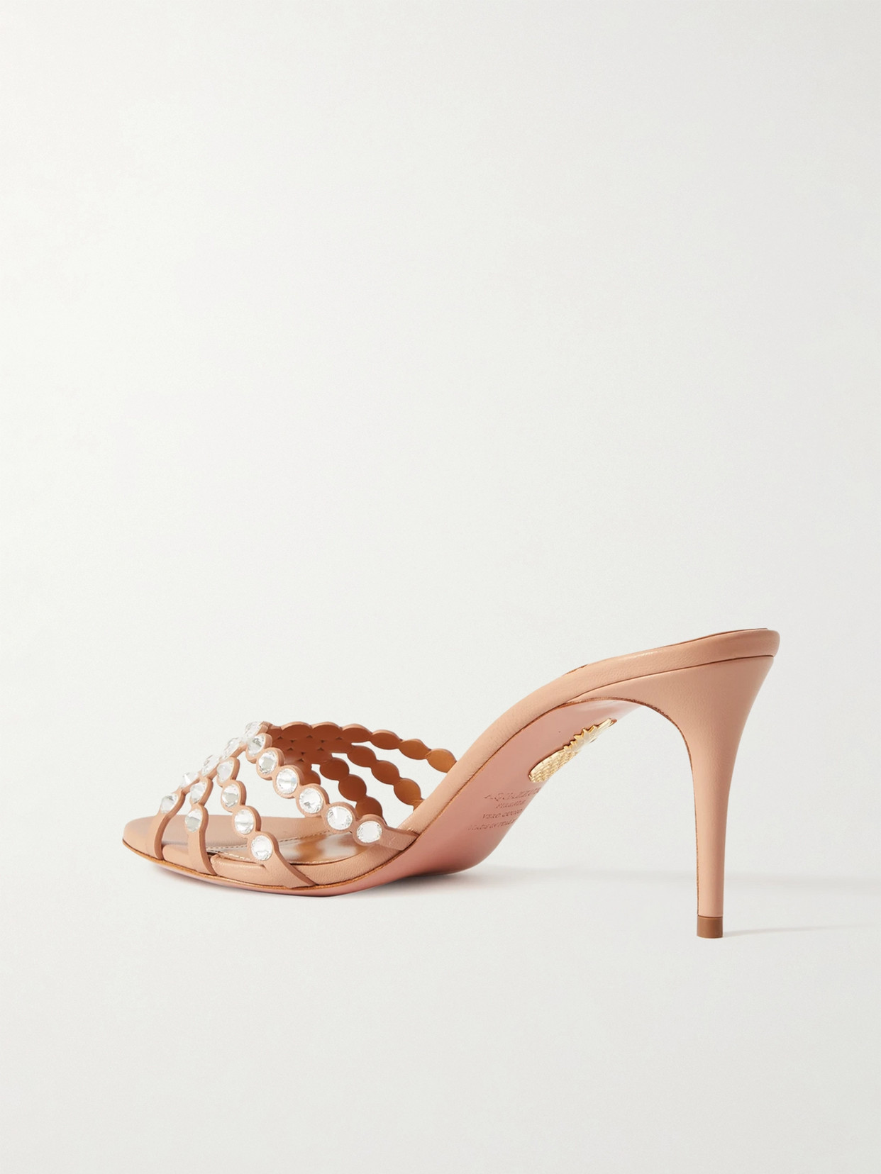 Tequila 75 Crystal-Embellished Mules