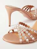 Tequila 75 Crystal-Embellished Mules
