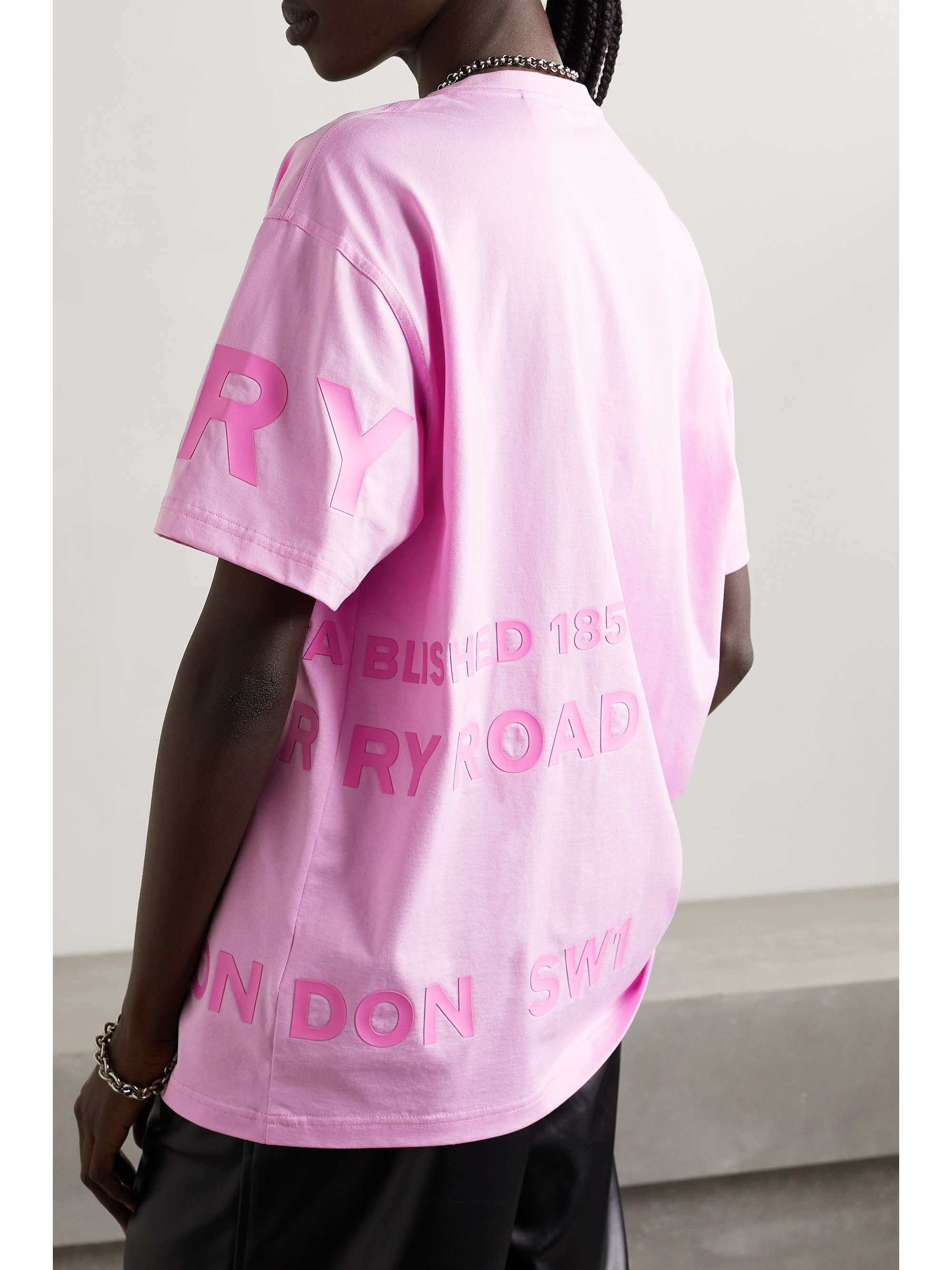 BURBERRY Printed stretch-cotton jersey T-shirt