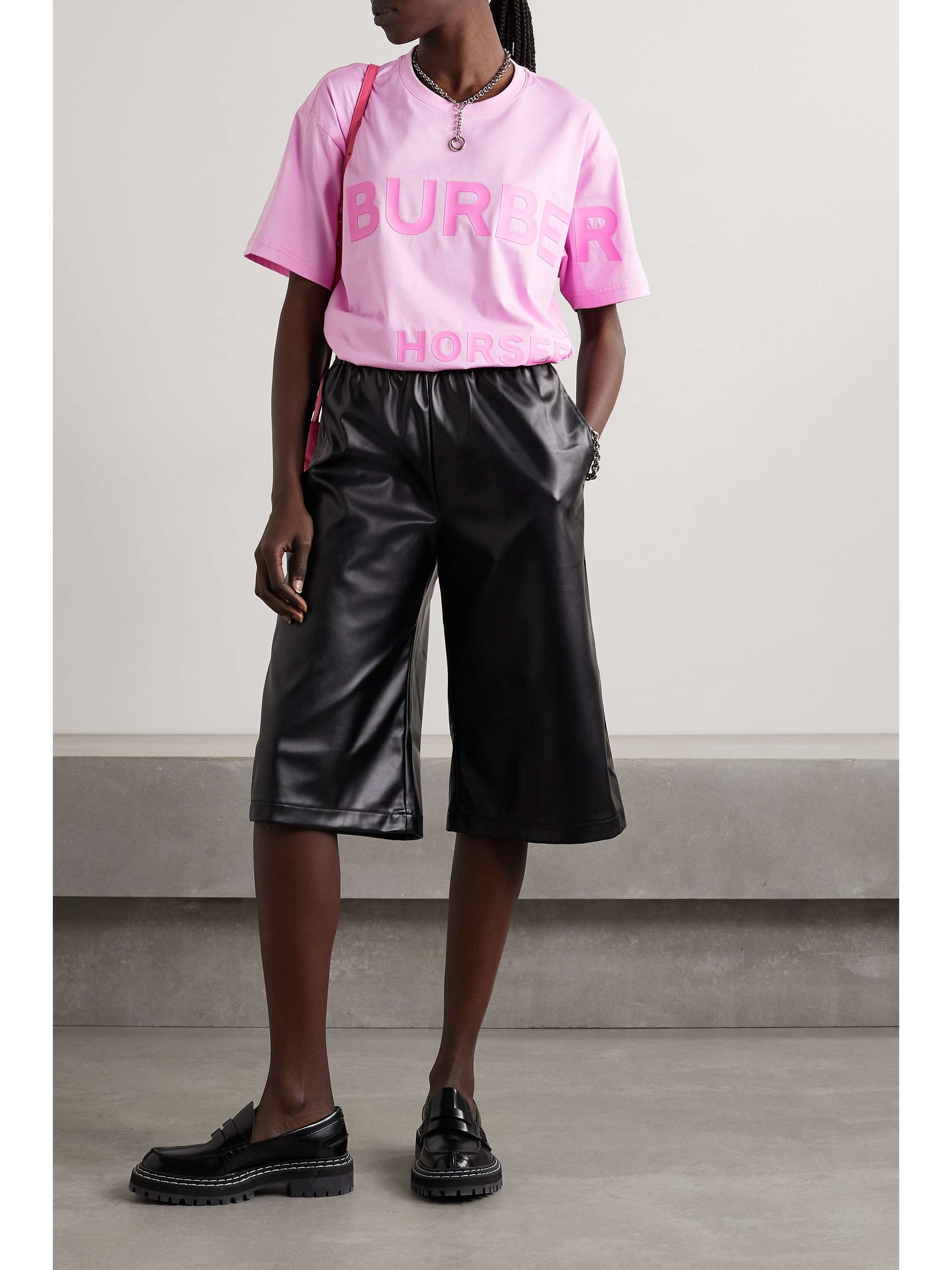 BURBERRY Printed stretch-cotton jersey T-shirt