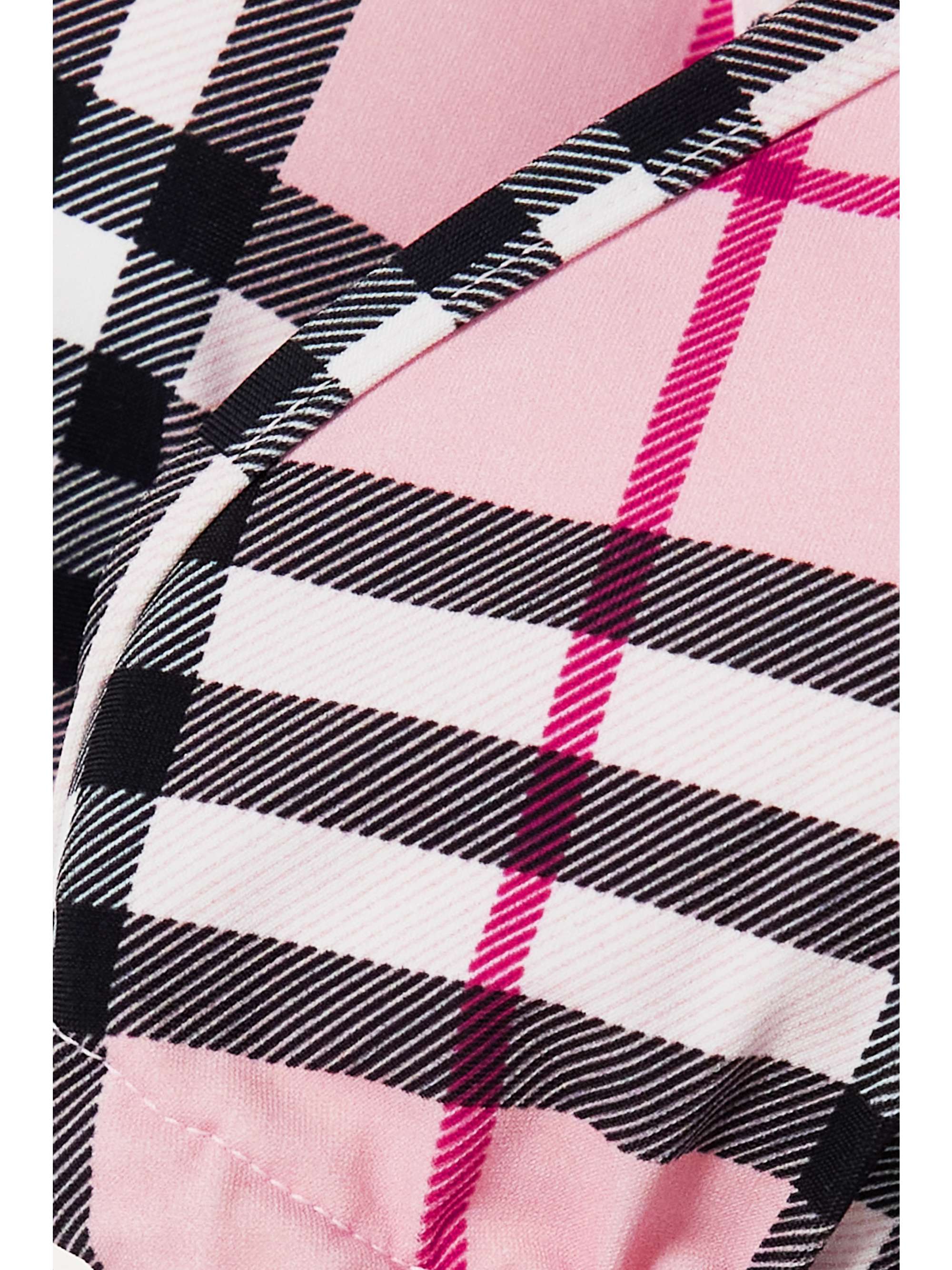 BURBERRY Checked triangle bikini | NET-A-PORTER