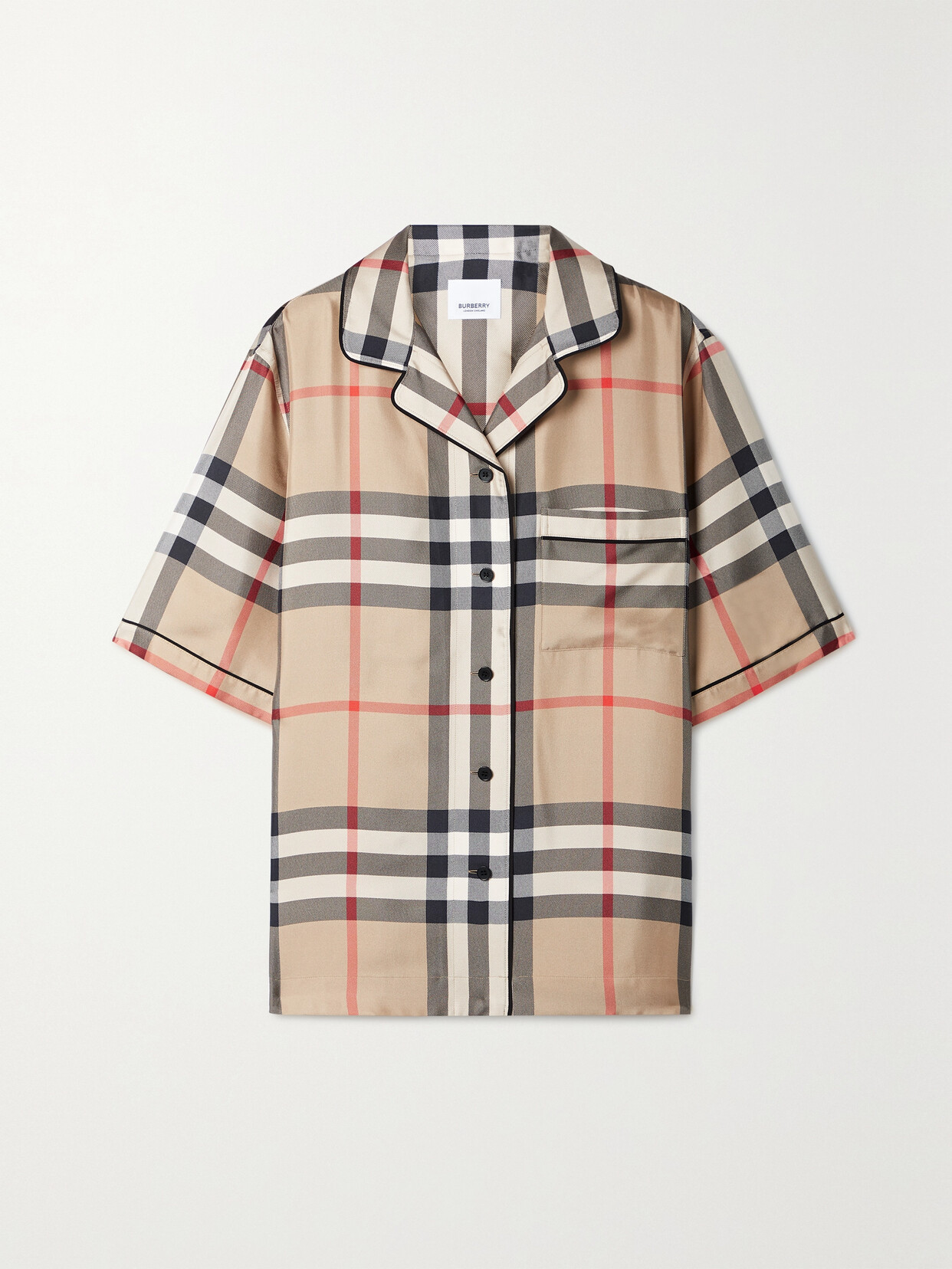 Burberry Tierney Check Shirt In Beige