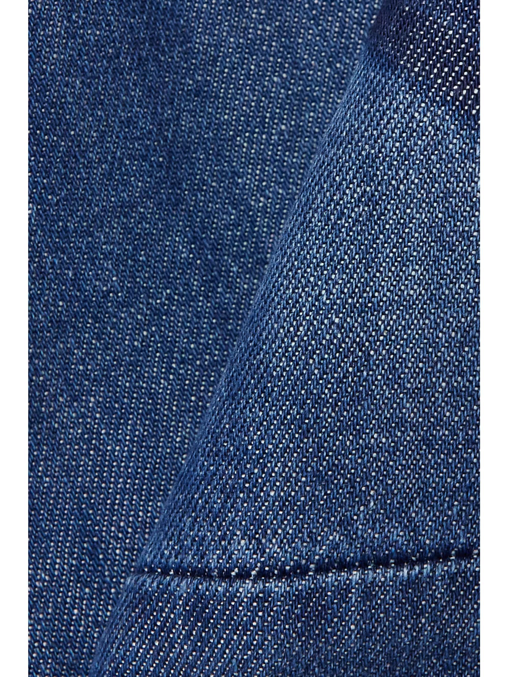 LOEWE Cropped paneled denim top