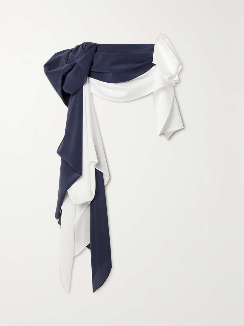Loewe — Draped silk waist belt