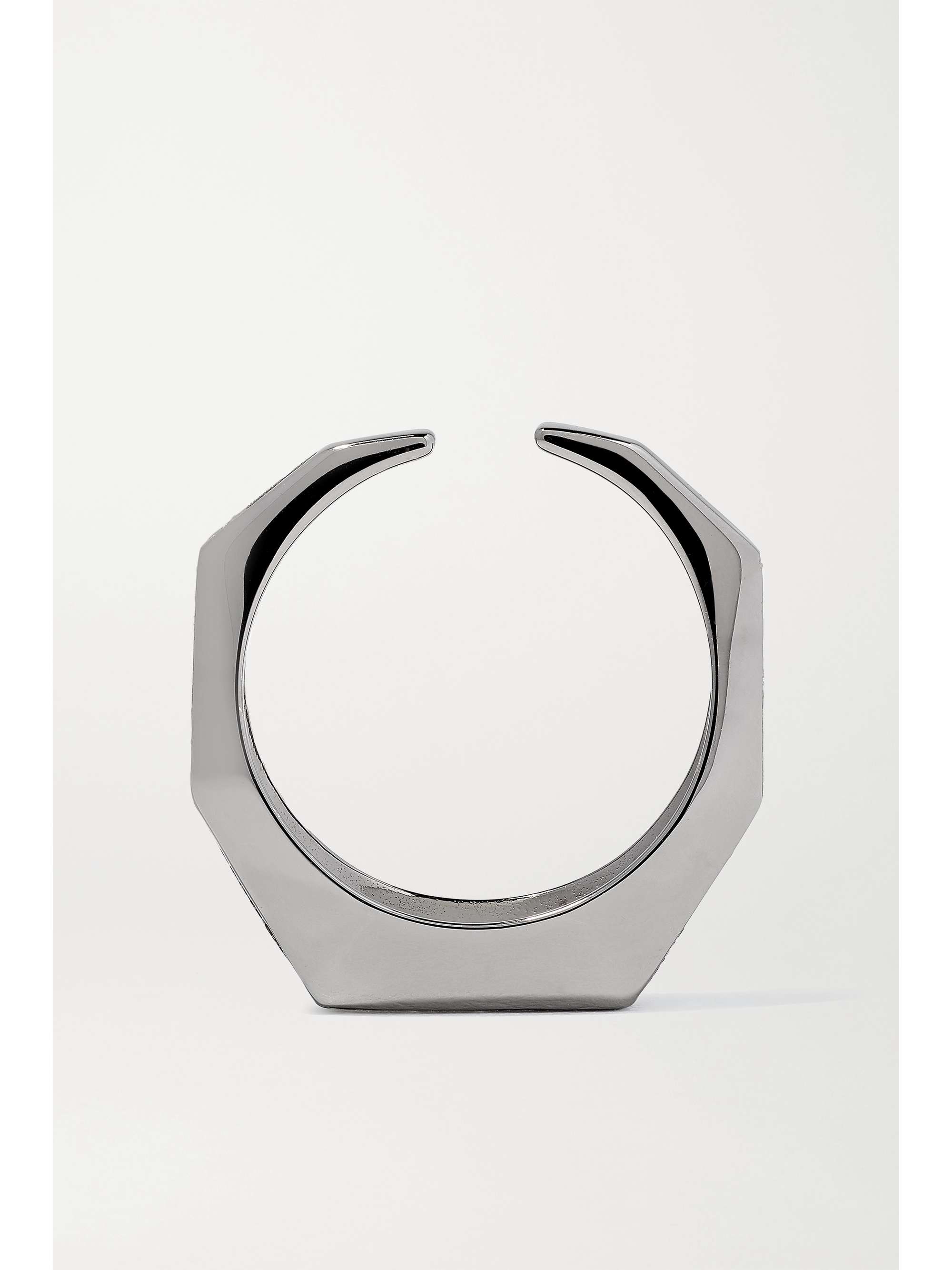 EÉRA Sabrina convertible 18-karat blackened white gold diamond ear cuff