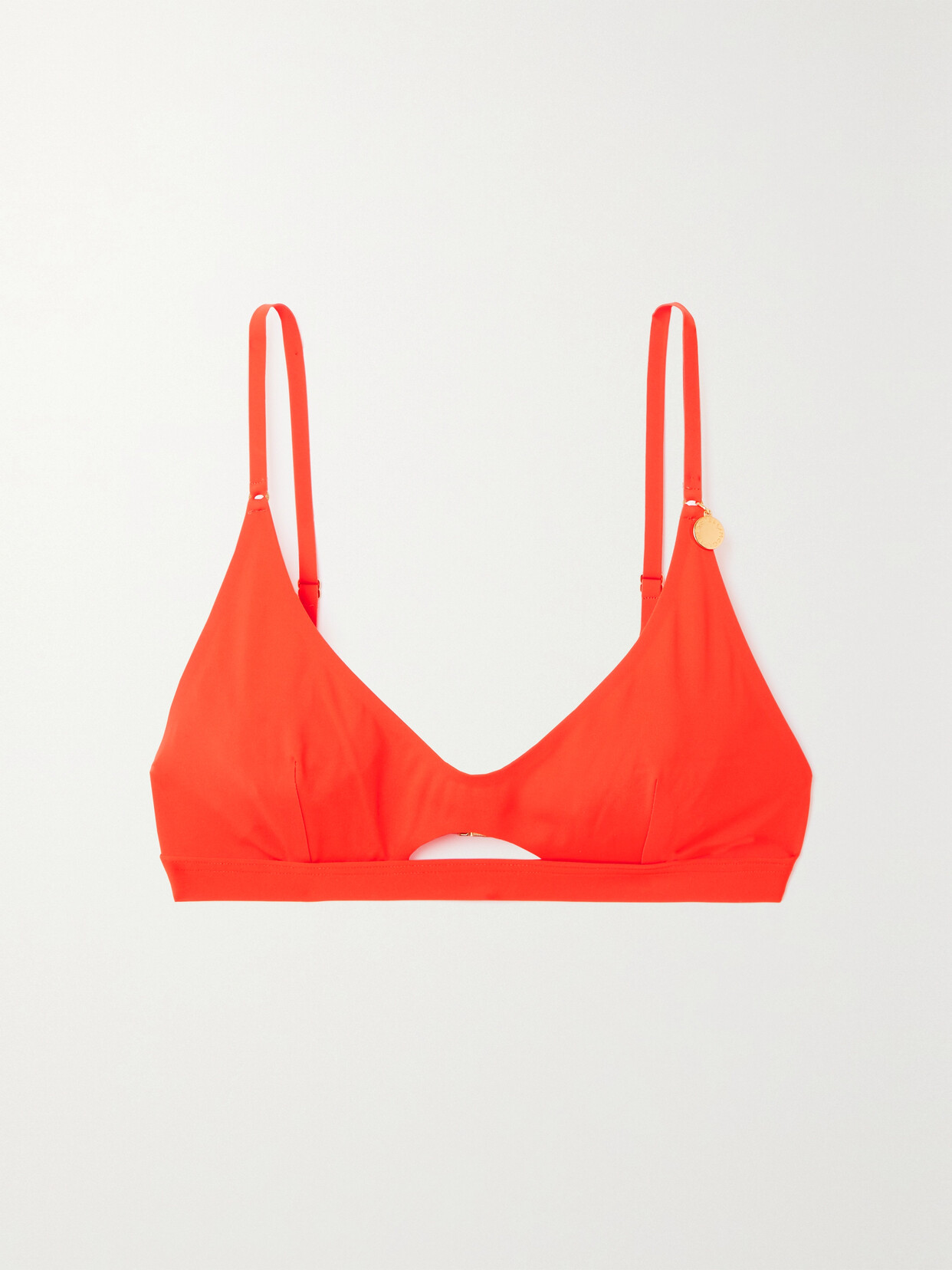 Stella McCartney Cutout Bikini Top - Orange