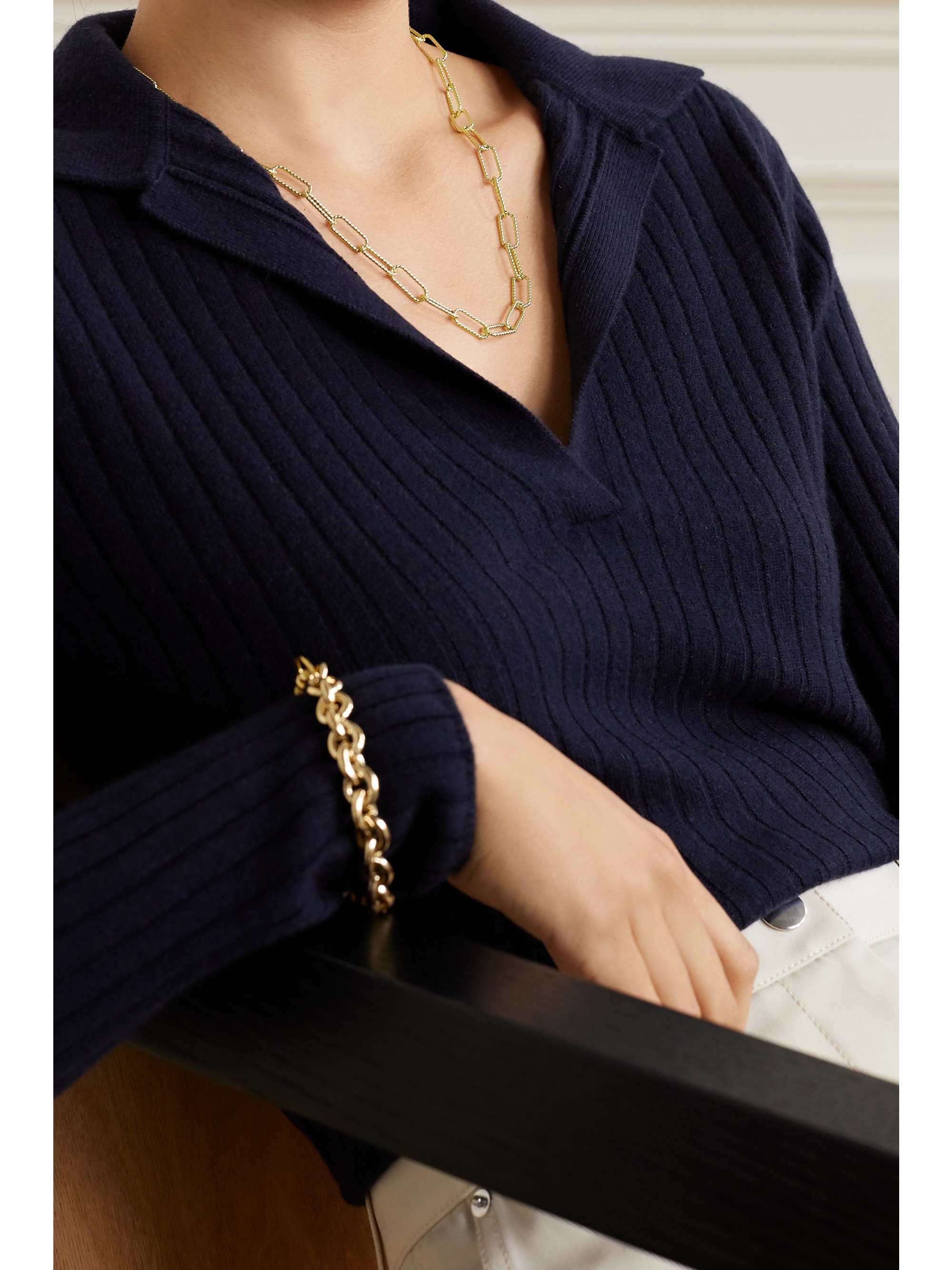 LAURA LOMBARDI Rosa gold-plated necklace