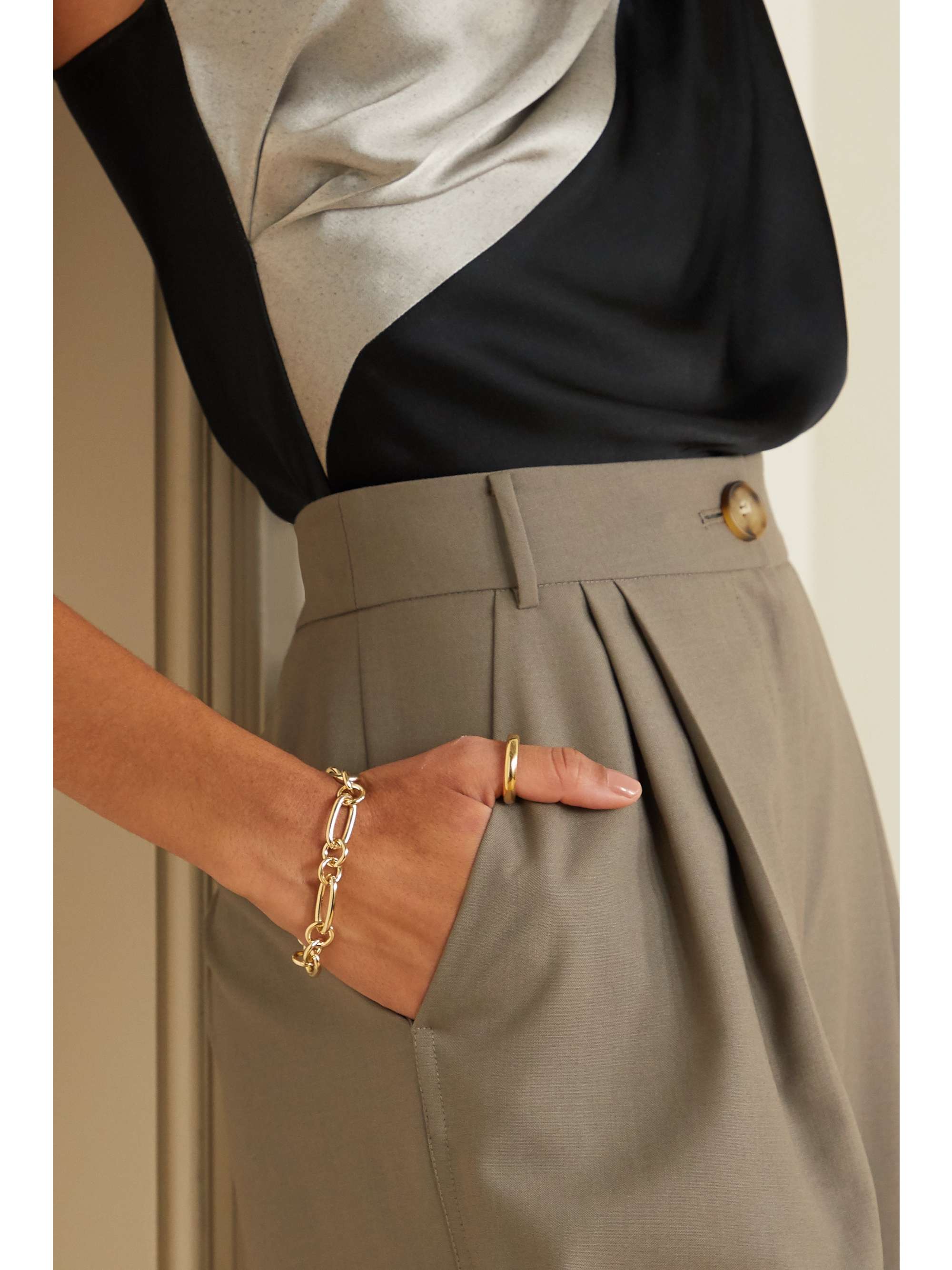 LAURA LOMBARDI Rafaella gold-plated bracelet