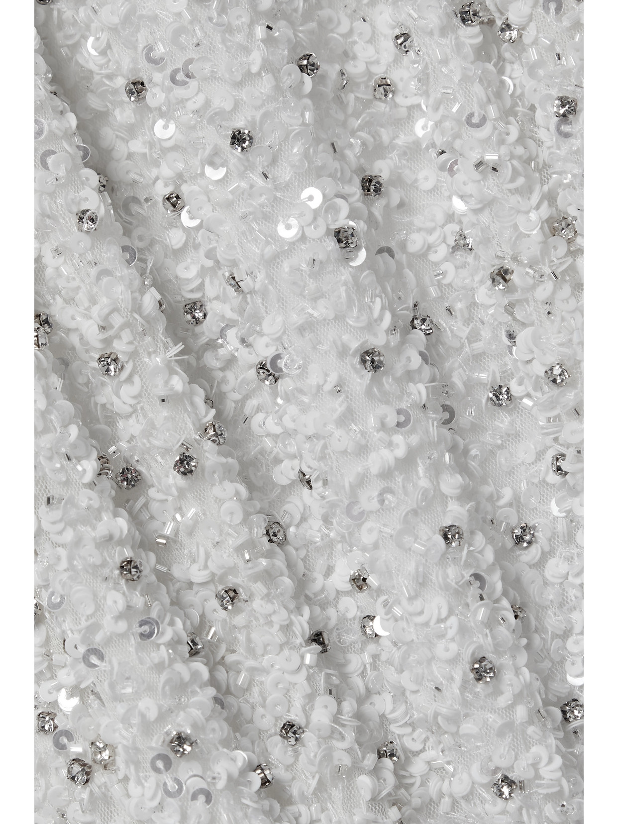 retrofête olivia embellished tulle halterneck gown