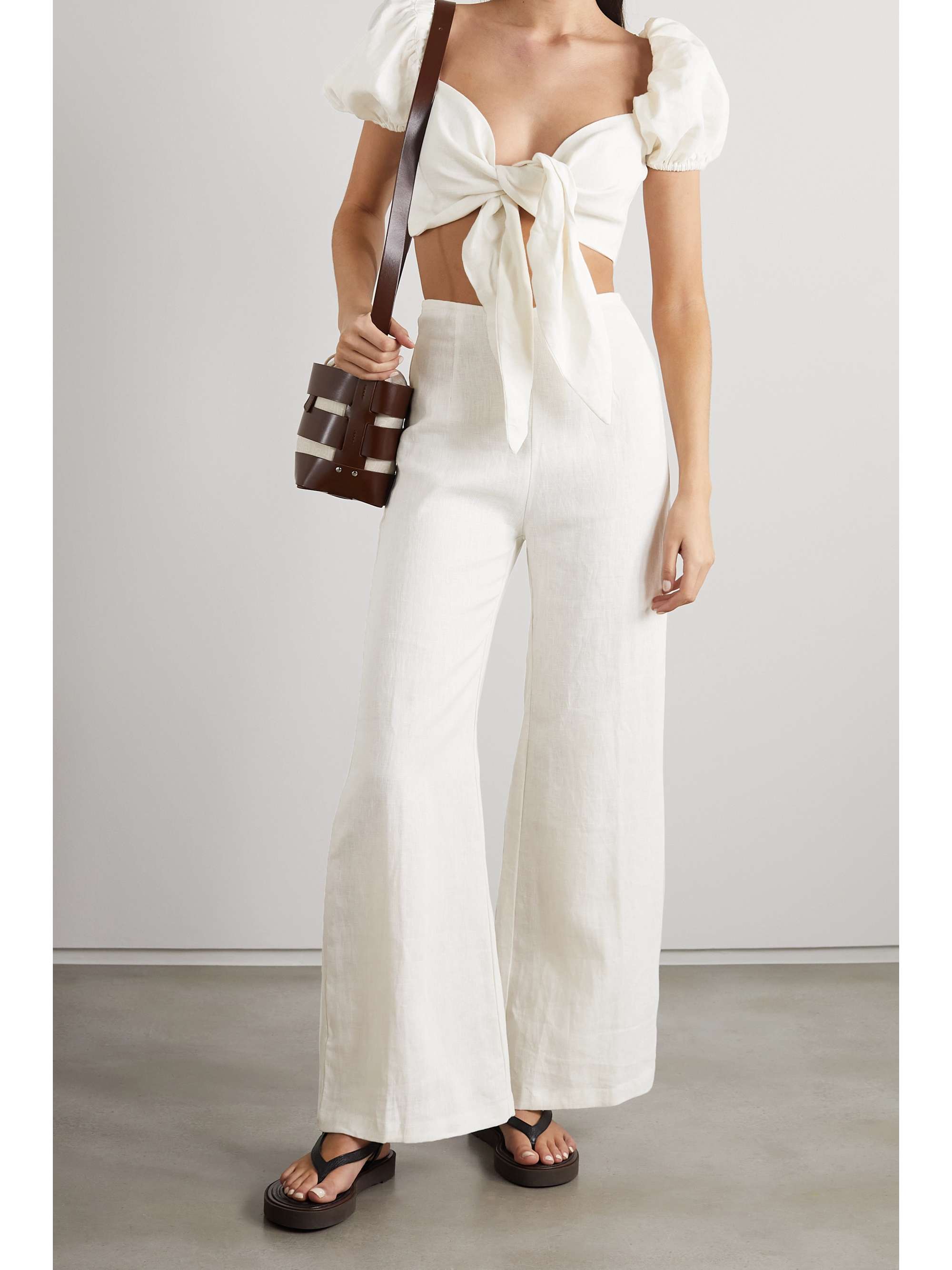 Off-white + NET SUSTAIN Ottavio linen 