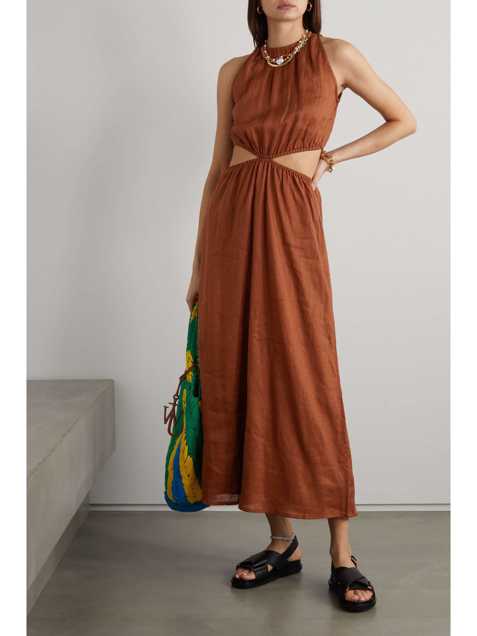 Váy midi 'Trapani' của Faithfull The Brand