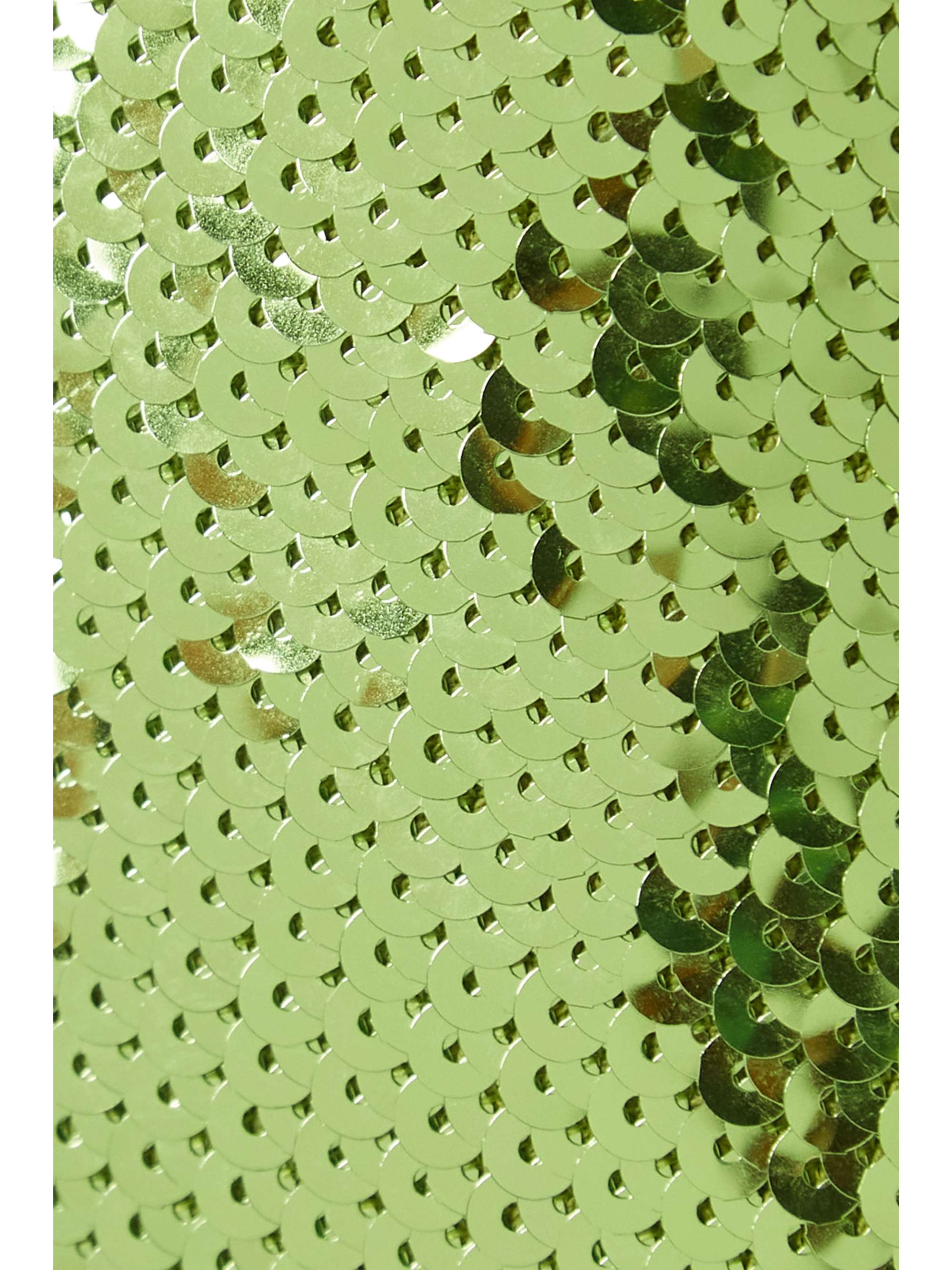 LOEWE + Paula's Ibiza strapless sequined stretch-crepe top