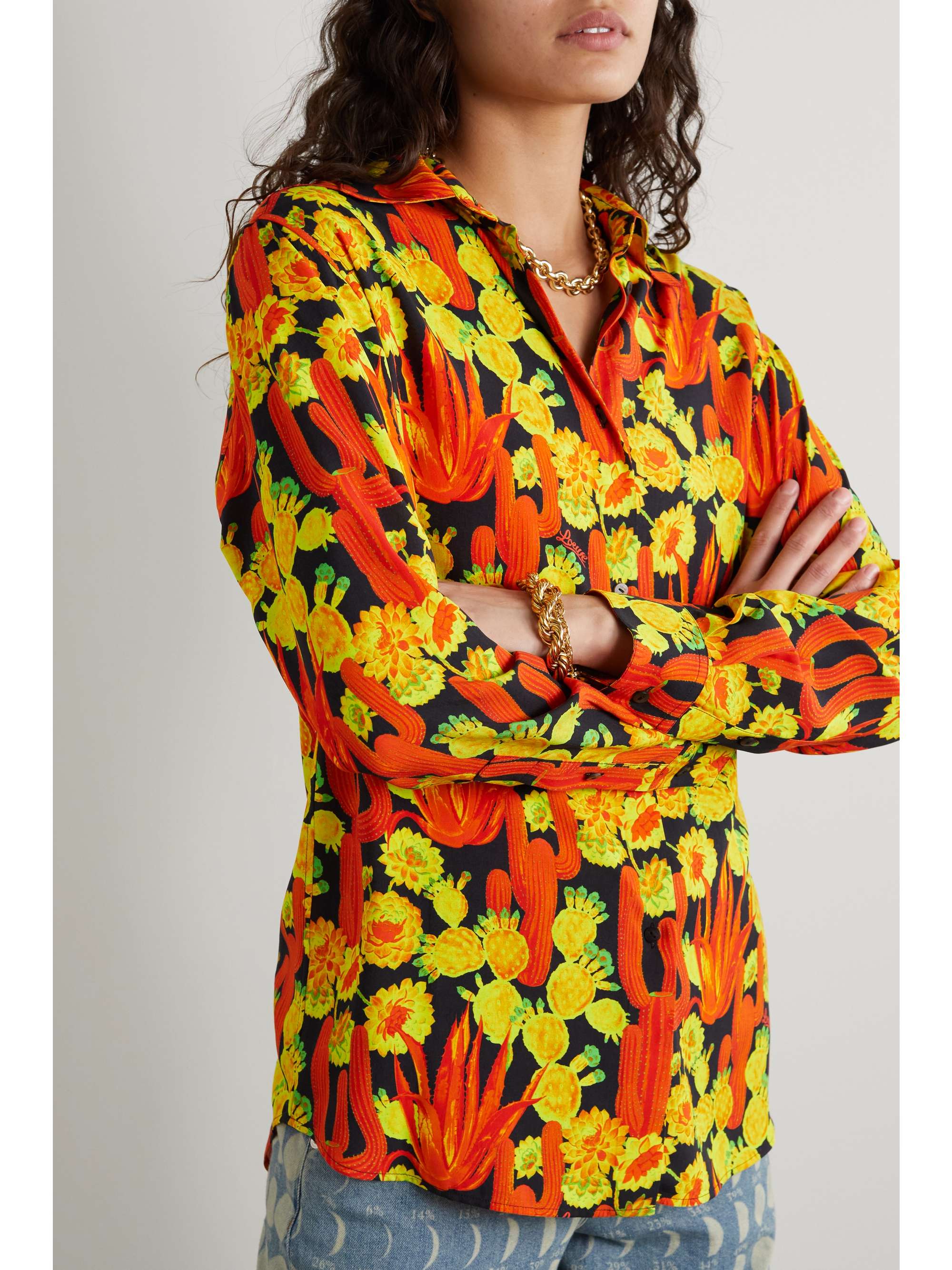 LOEWE + Paula's Ibiza printed woven shirt