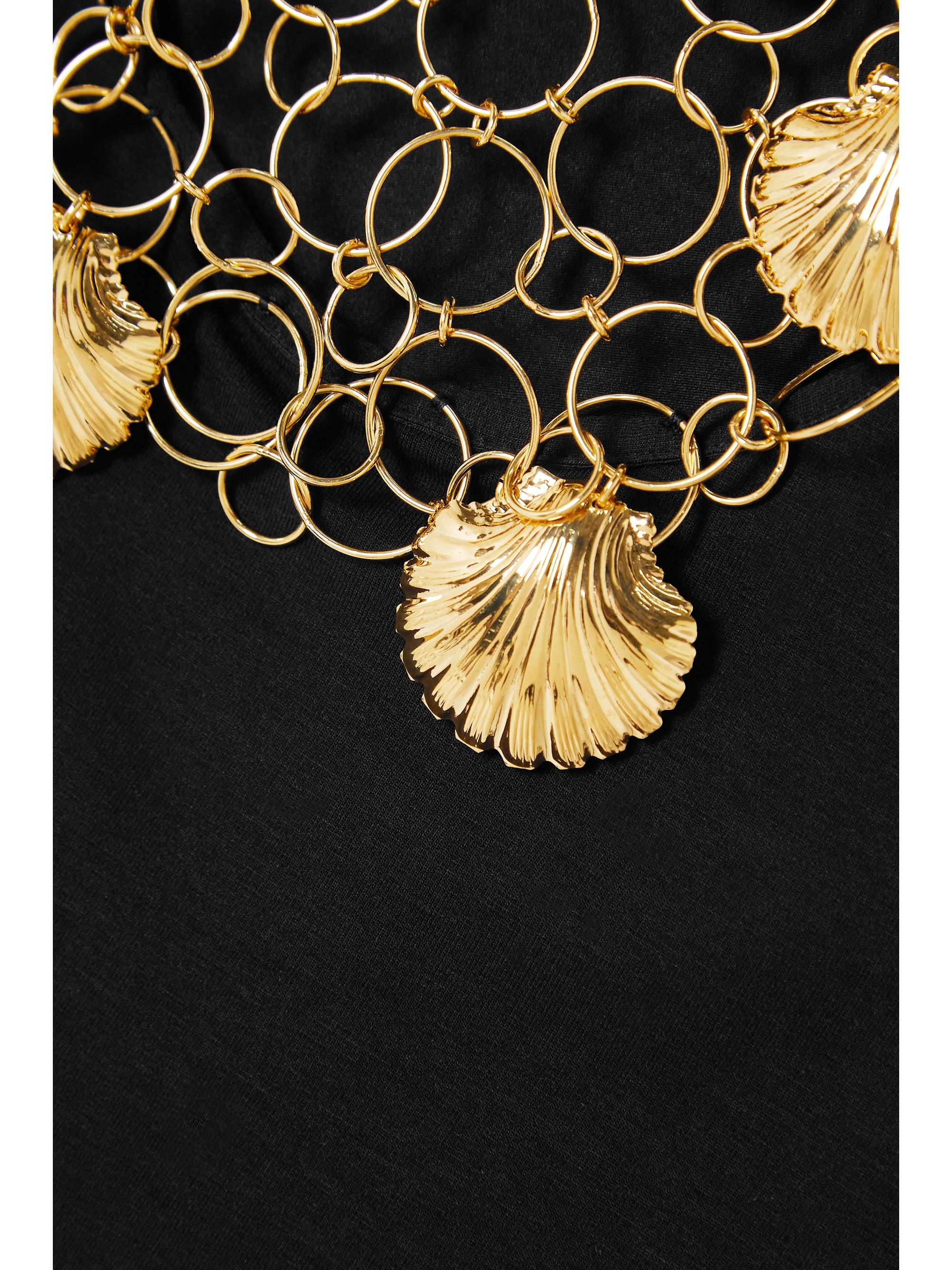 + Paula's Ibiza embellished stretch-jersey mini dress