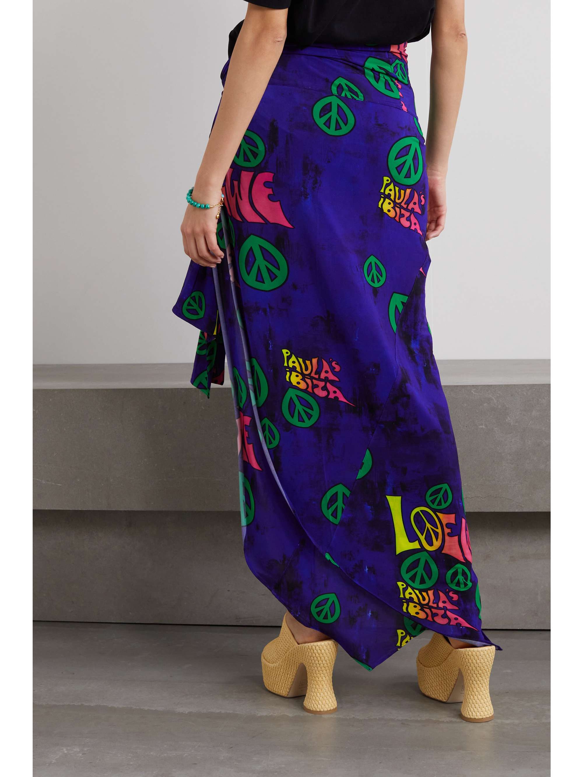 LOEWE + Paula's Ibiza printed crepe pareo