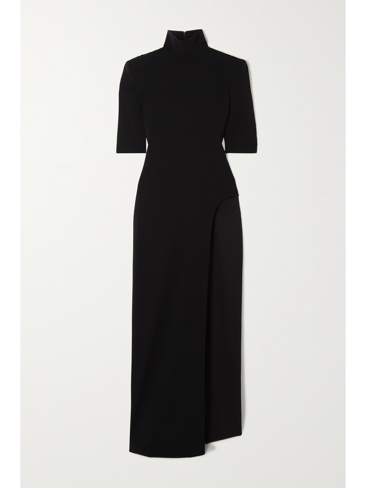 MONOT CREPE TURTLENECK GOWN