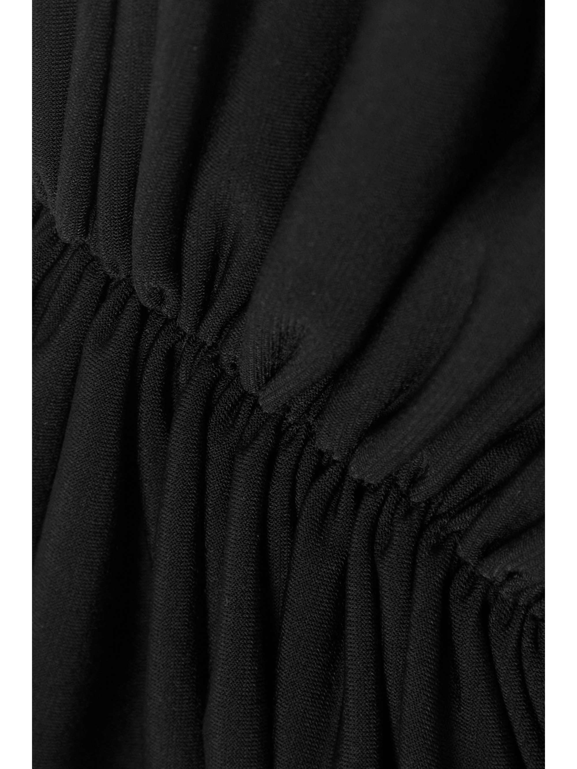 MÔNOT Off-the-shoulder cropped twisted ruched stretch-jersey top