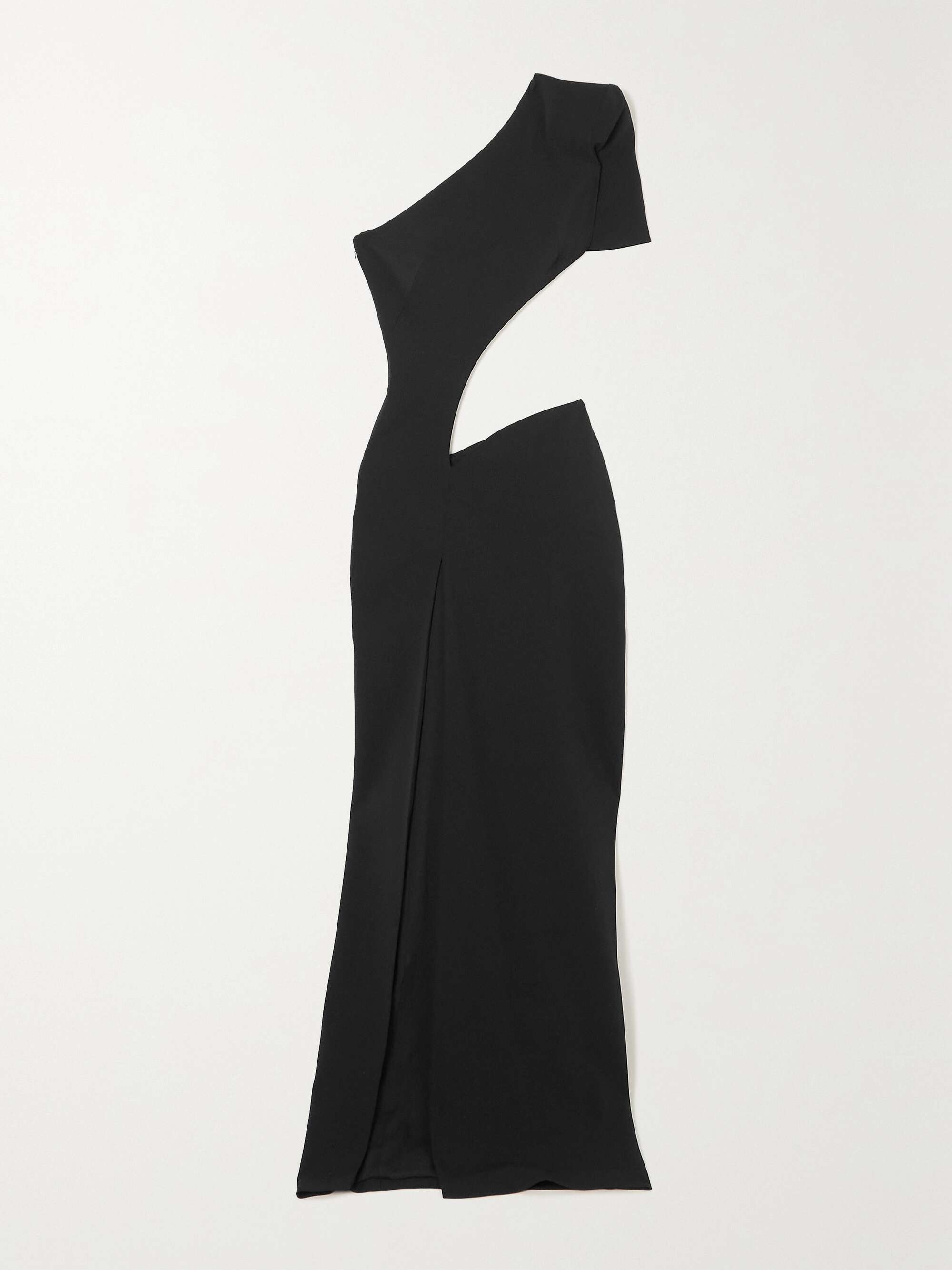 MÔNOT One-shoulder cutout crepe gown | NET-A-PORTER