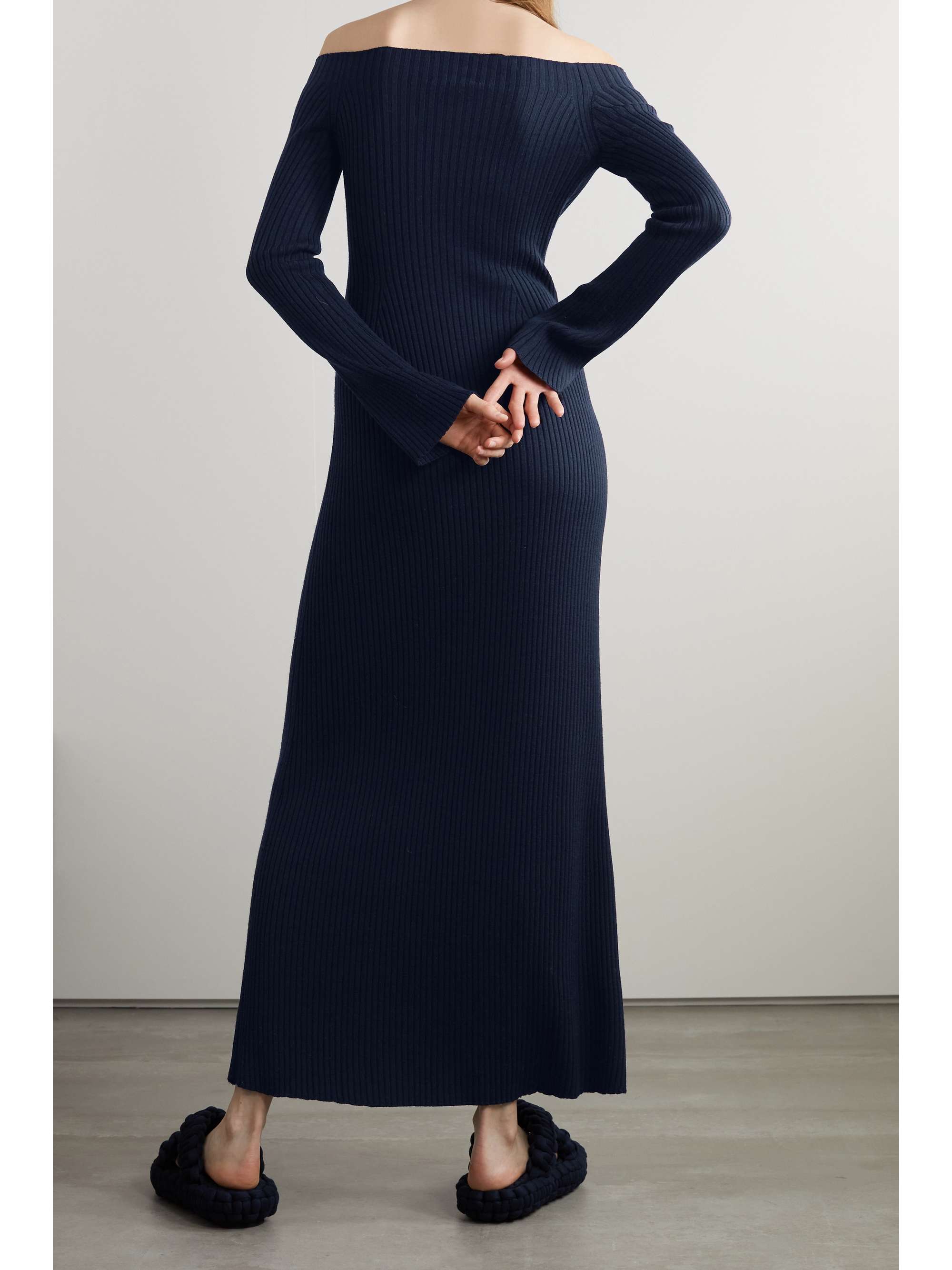 cashmere-blend maxi dress 