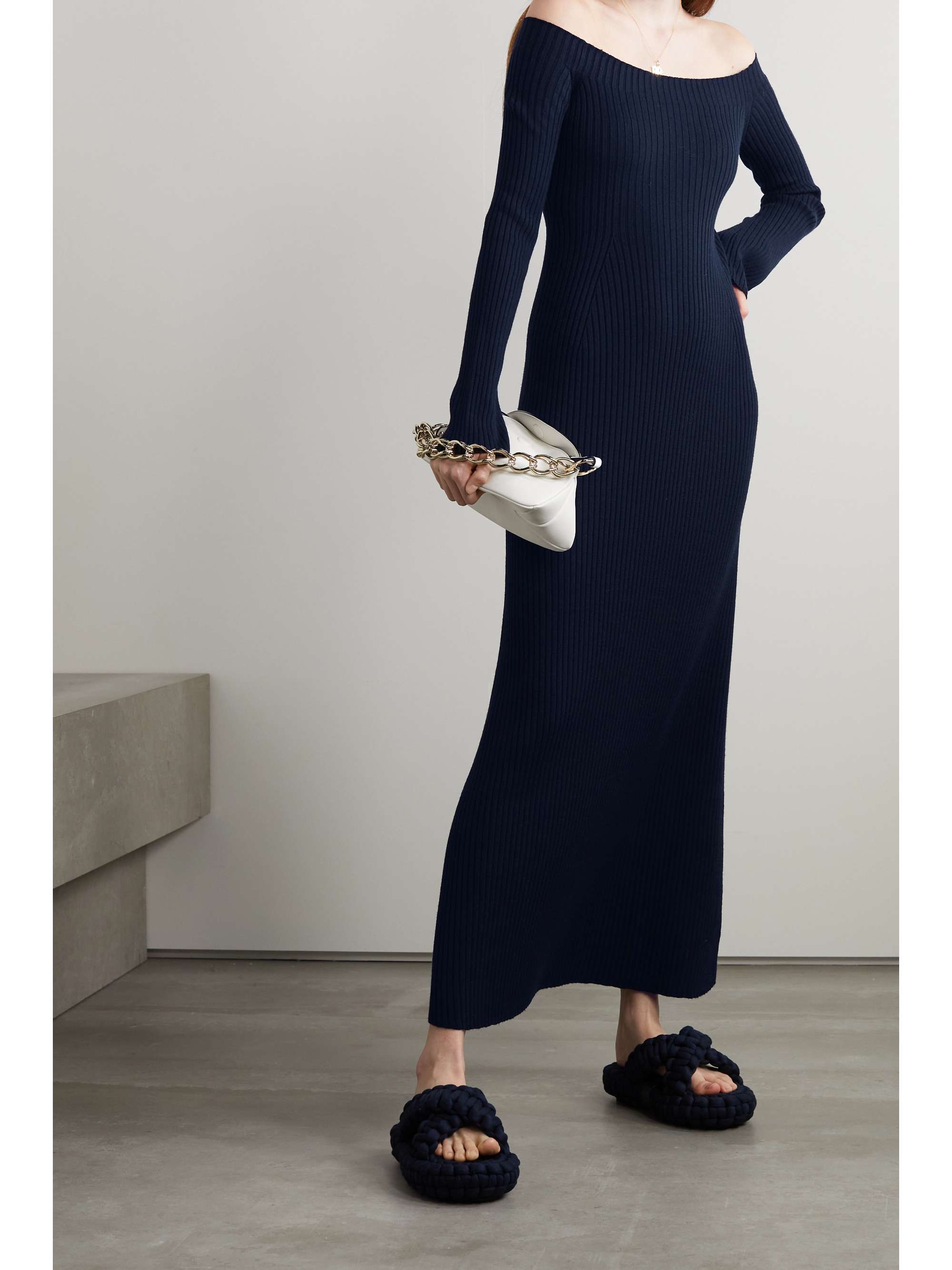 cashmere-blend maxi dress 