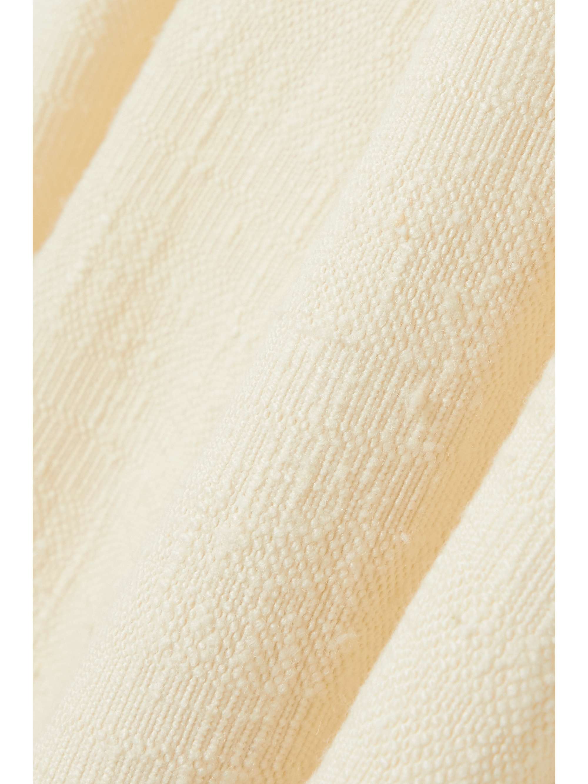 CHLOÉ Fringed pleated silk maxi skirt