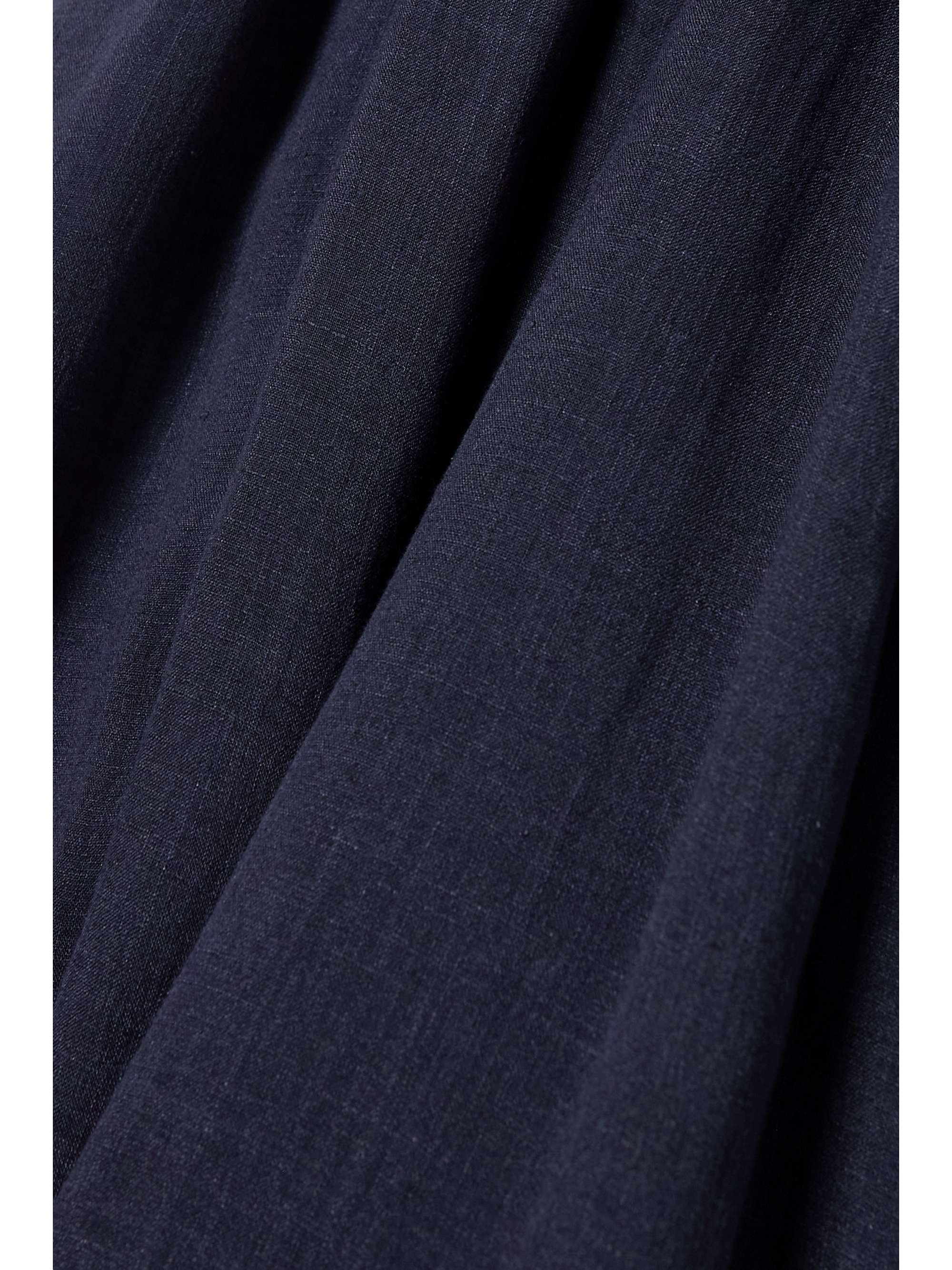 CHLOÉ Ribbed-knit and linen and silk-blend maxi skirt