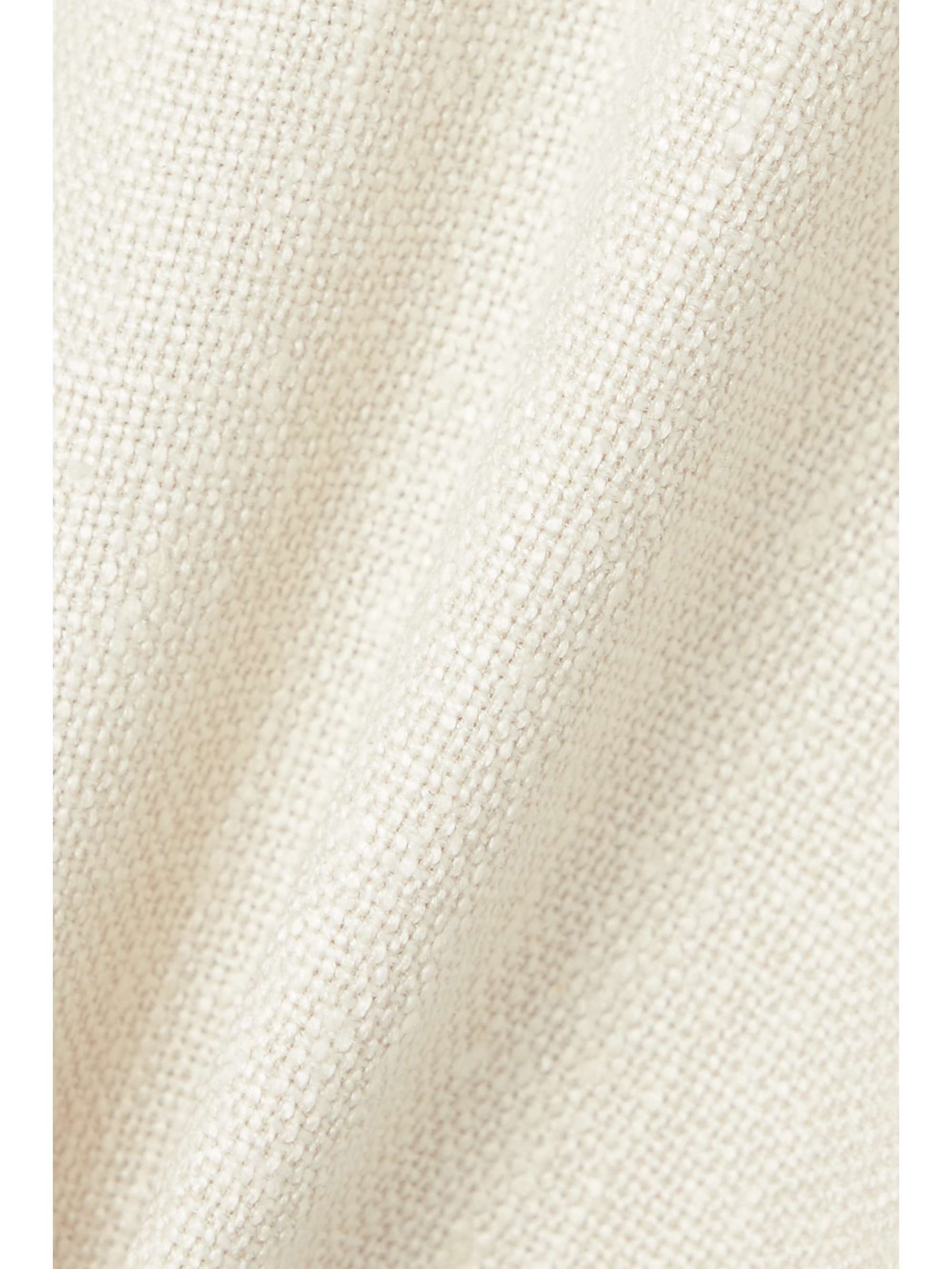 CHLOÉ Leather-trimmed silk-blend canvas tank