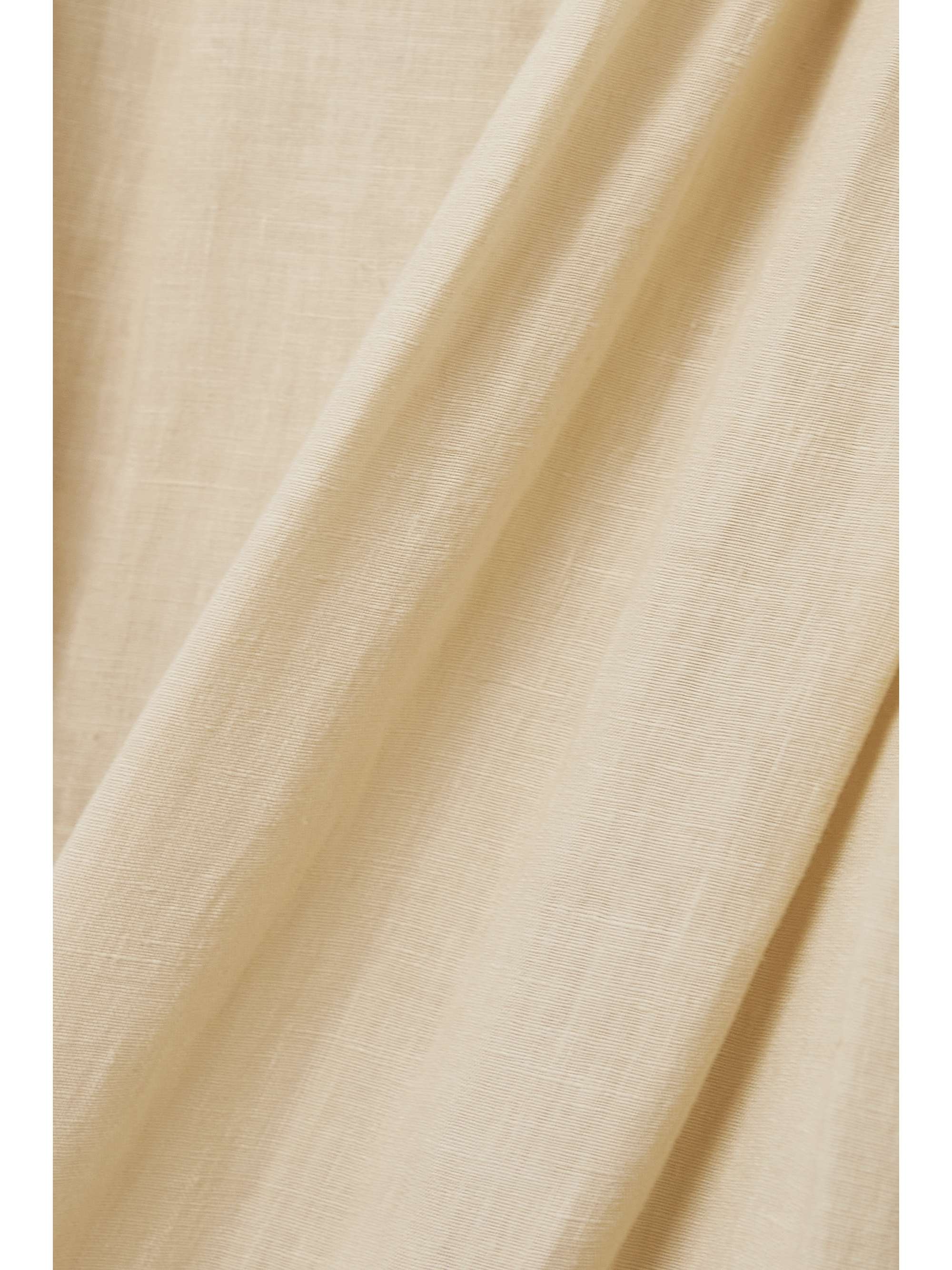 CHLOÉ Pleated linen wide-leg pants
