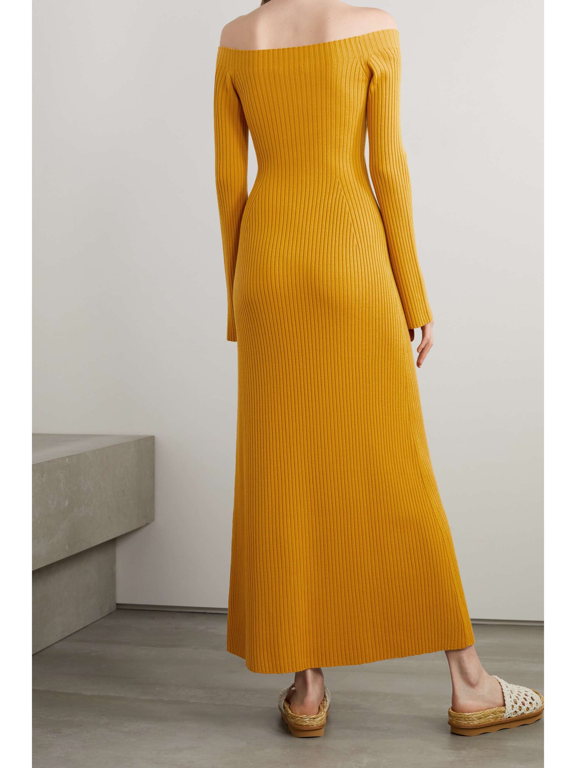 cashmere-blend maxi dress 