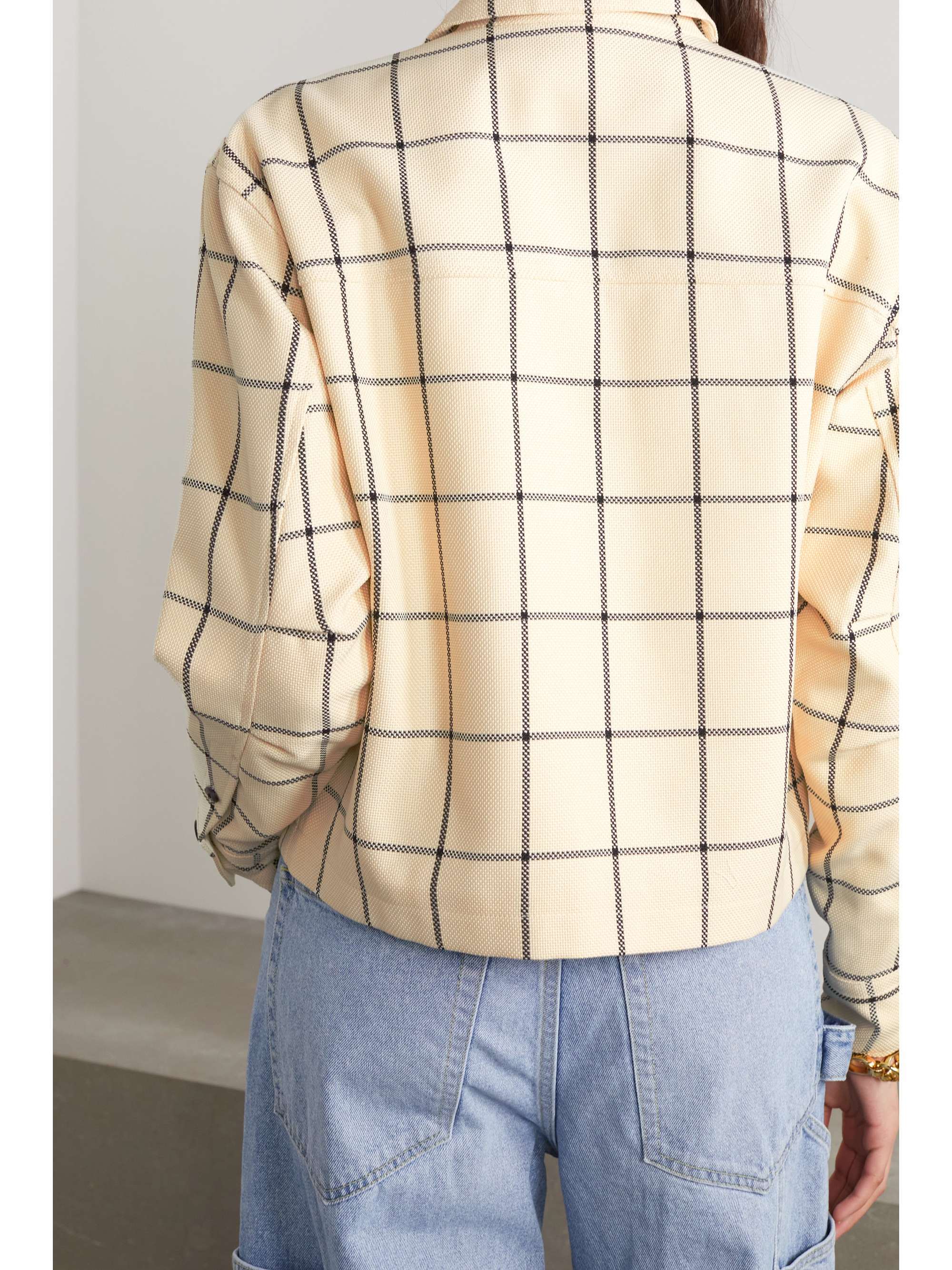 RAG & BONE Jessie 格纹棉质混纺夹克