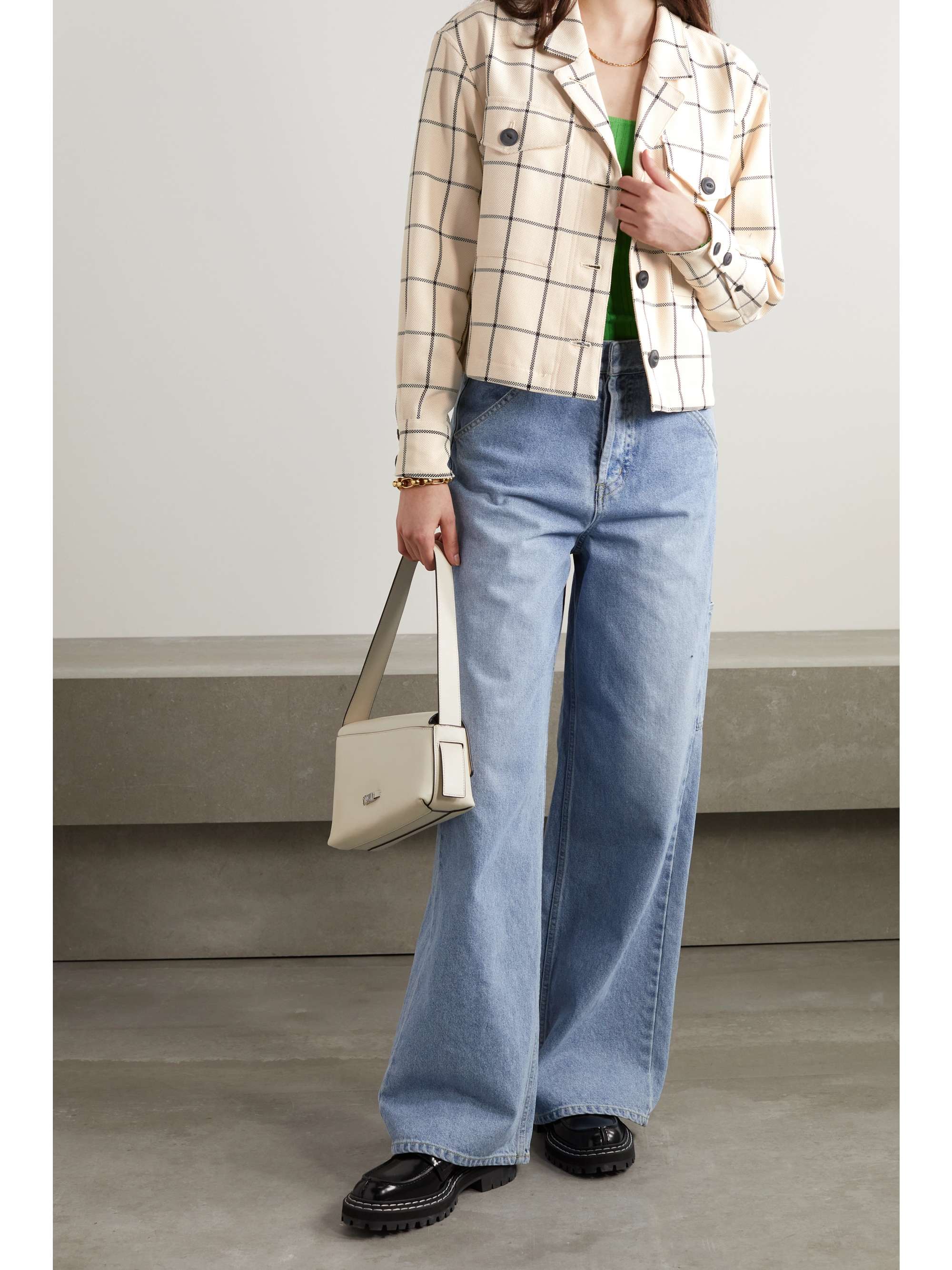 RAG & BONE Jessie 格纹棉质混纺夹克