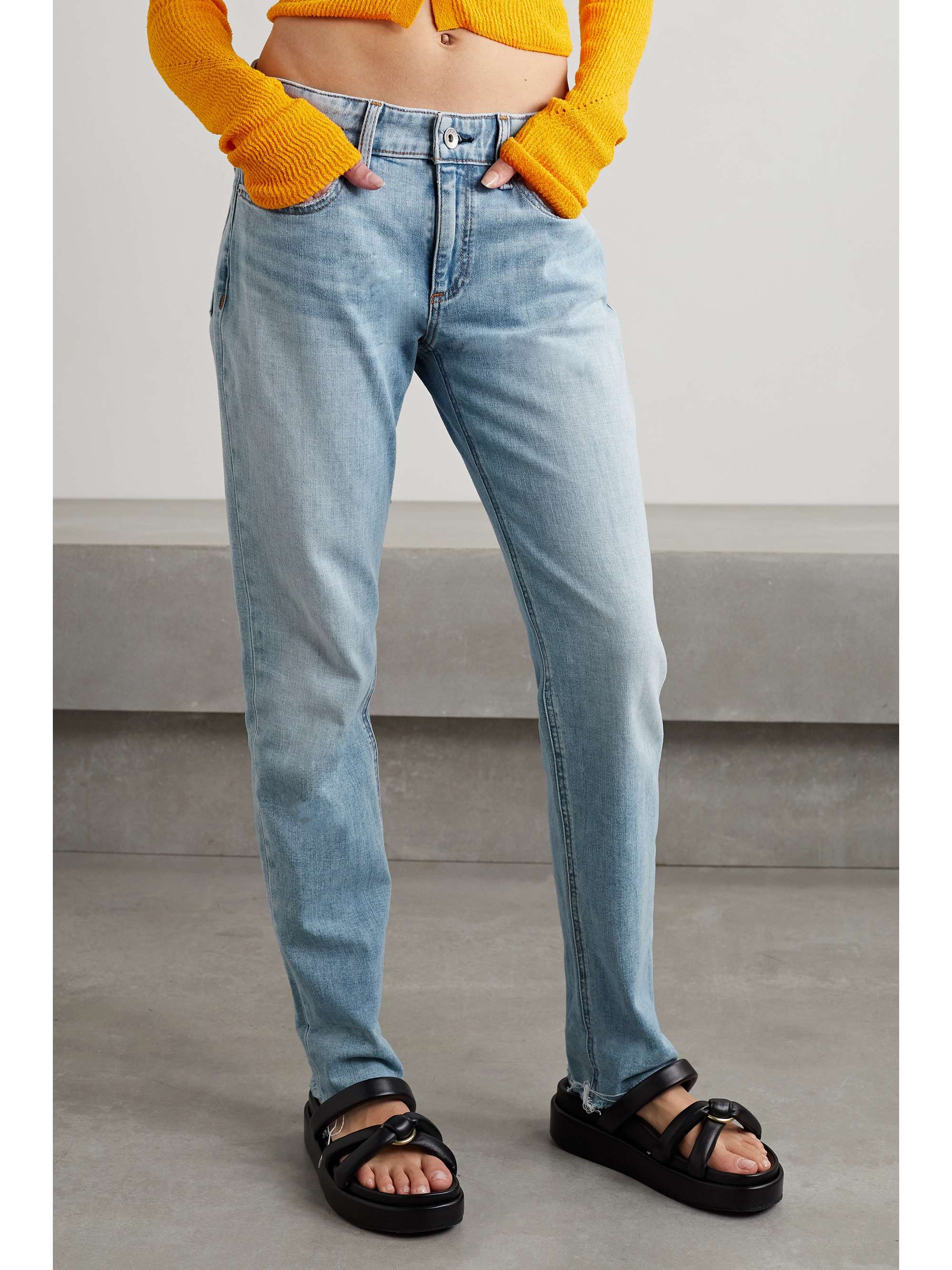 Light denim Dre low-rise jeans | RAG 