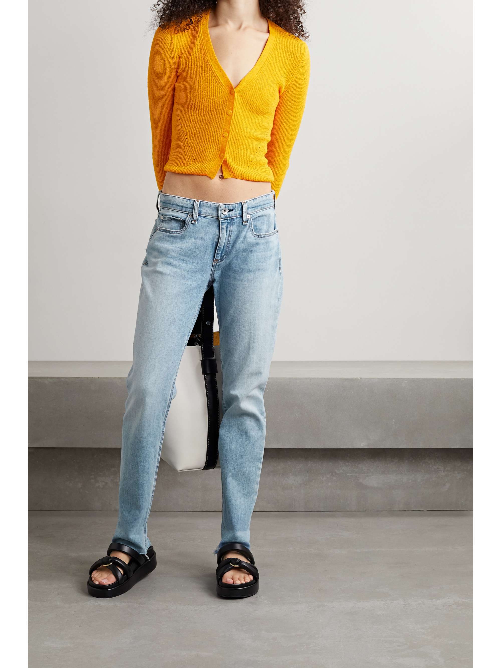 Light denim Dre low-rise jeans | RAG 