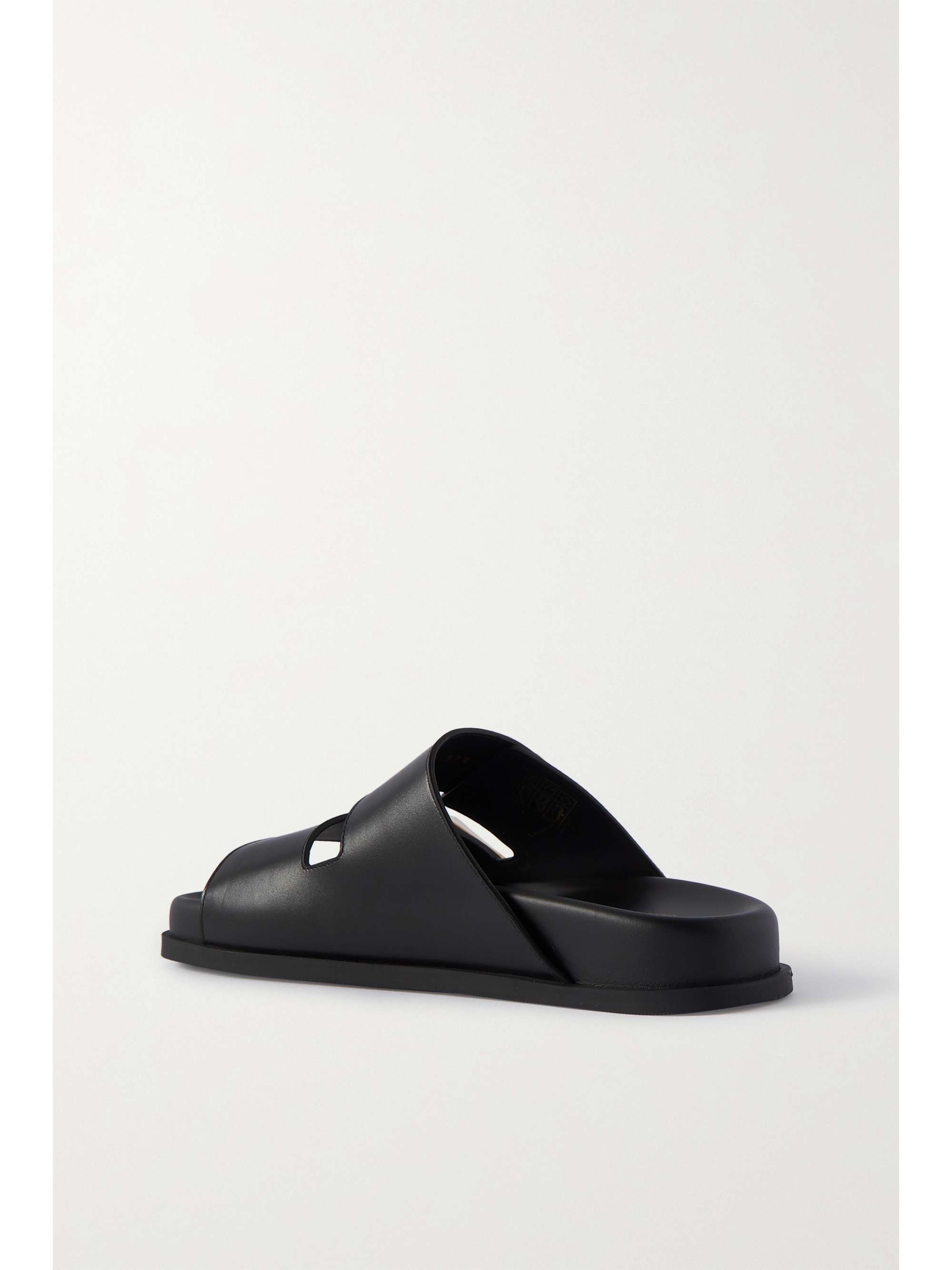 VALENTINO Valentino Garavani One Stud leather slides | NET-A-PORTER