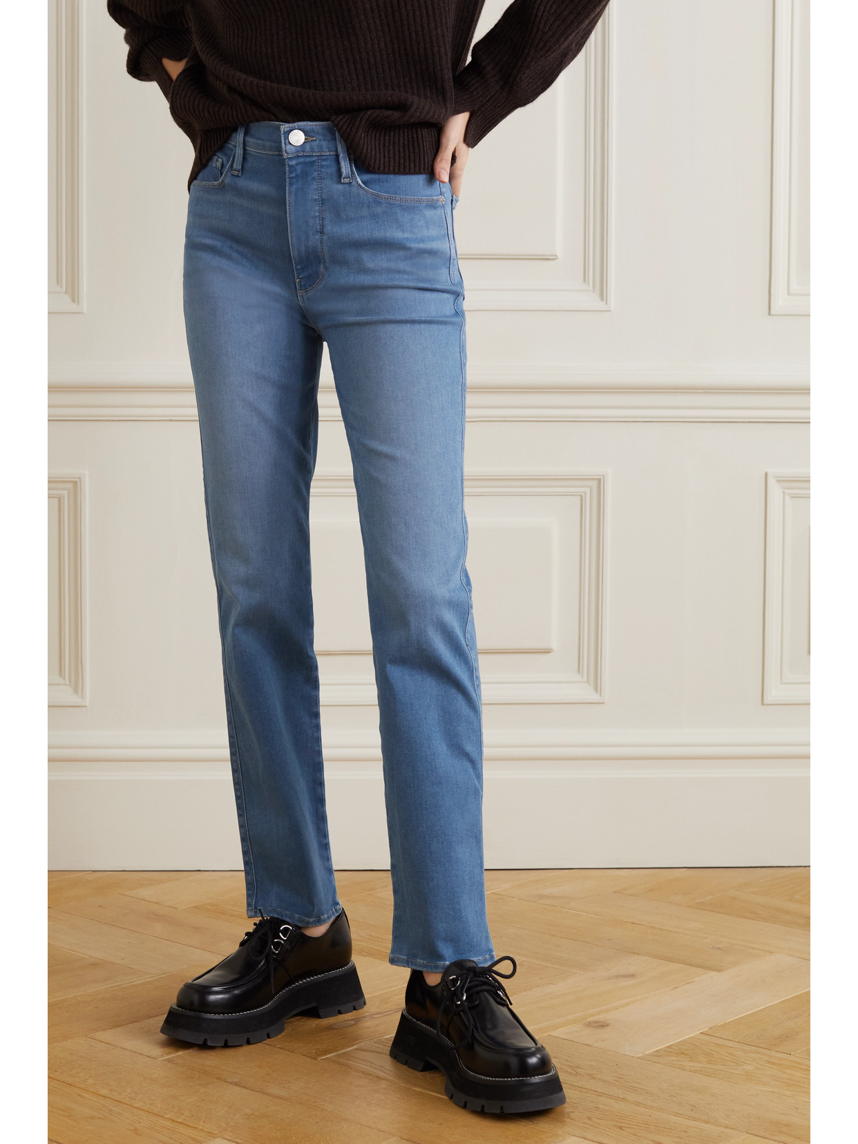 Le Sylvie High-Rise Slim-Leg Jeans