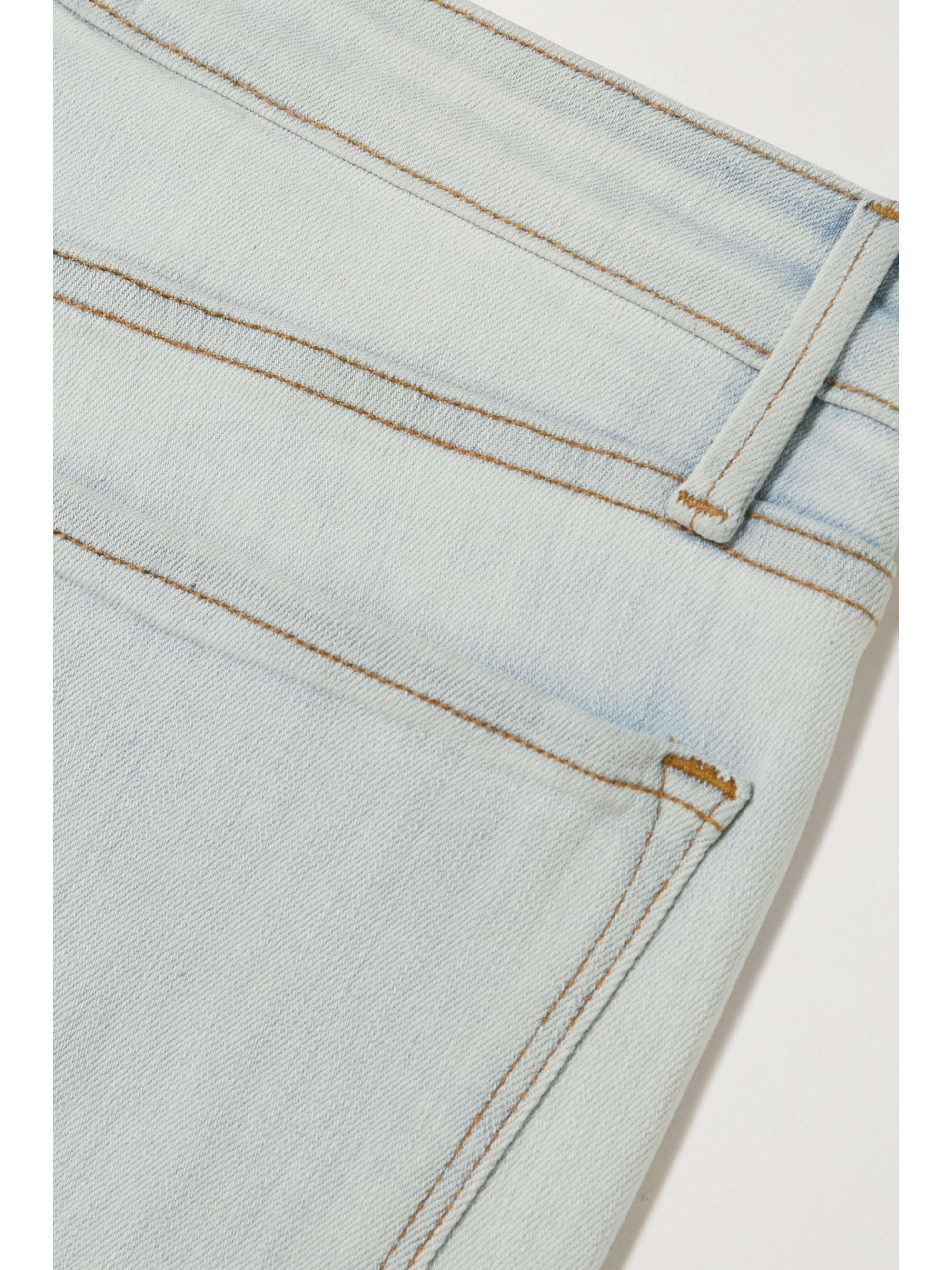 FRAME Le Crop Mini Boot Raw high-rise jeans